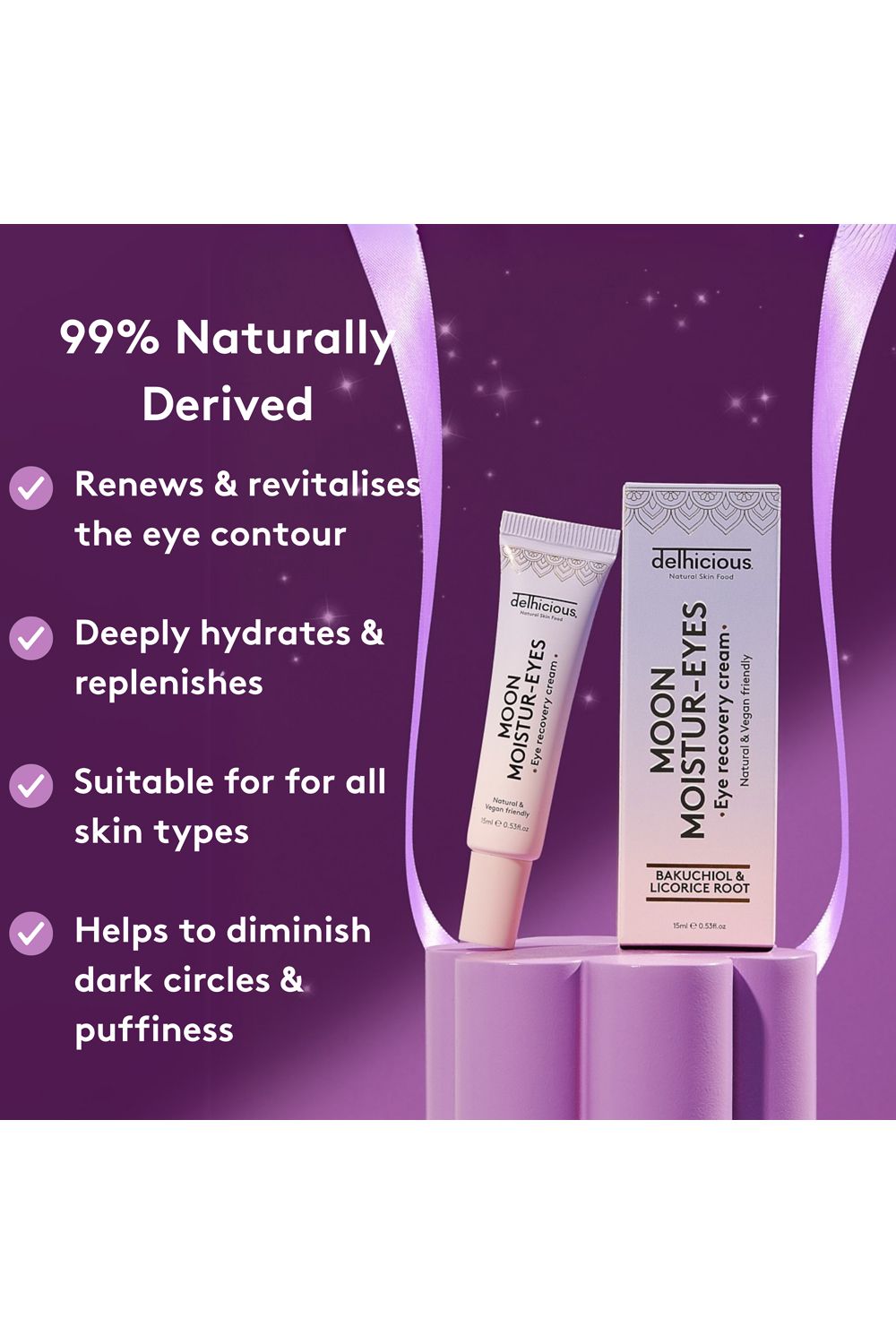 Delhicious Moon Moistur-Eyes Eye Cream 15ml Multi image 2