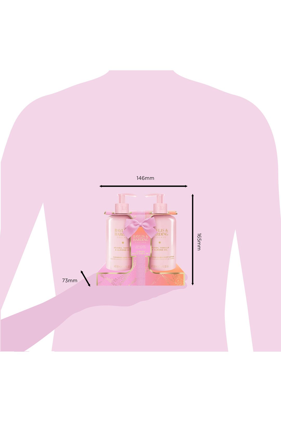 Baylis & Harding Jojoba, Vanilla & Almond Oil Luxury Hand Care Gift Set Multi image 6