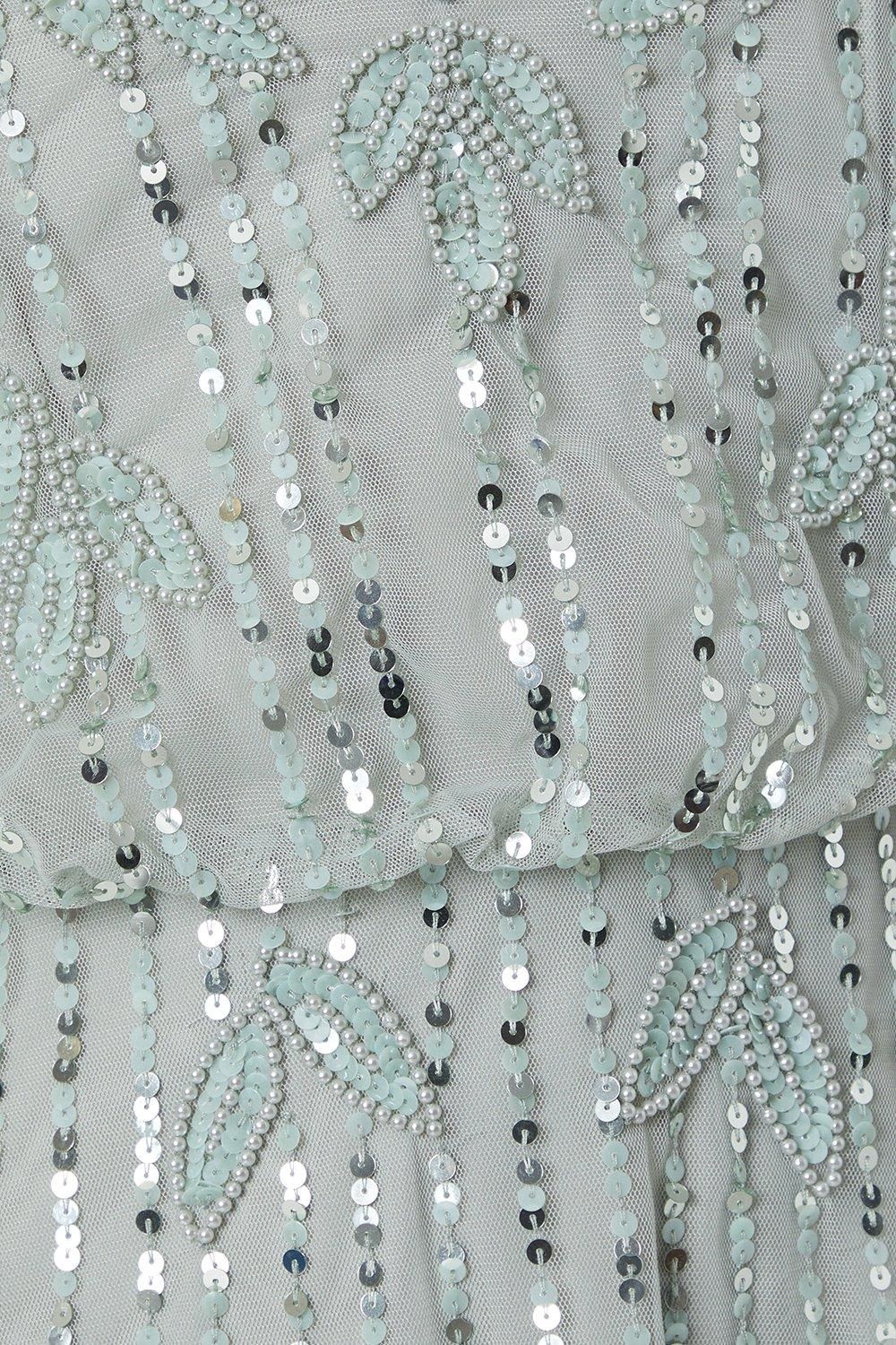 Coast Embellished Foliage Bridesmaid Dress Sage image 5