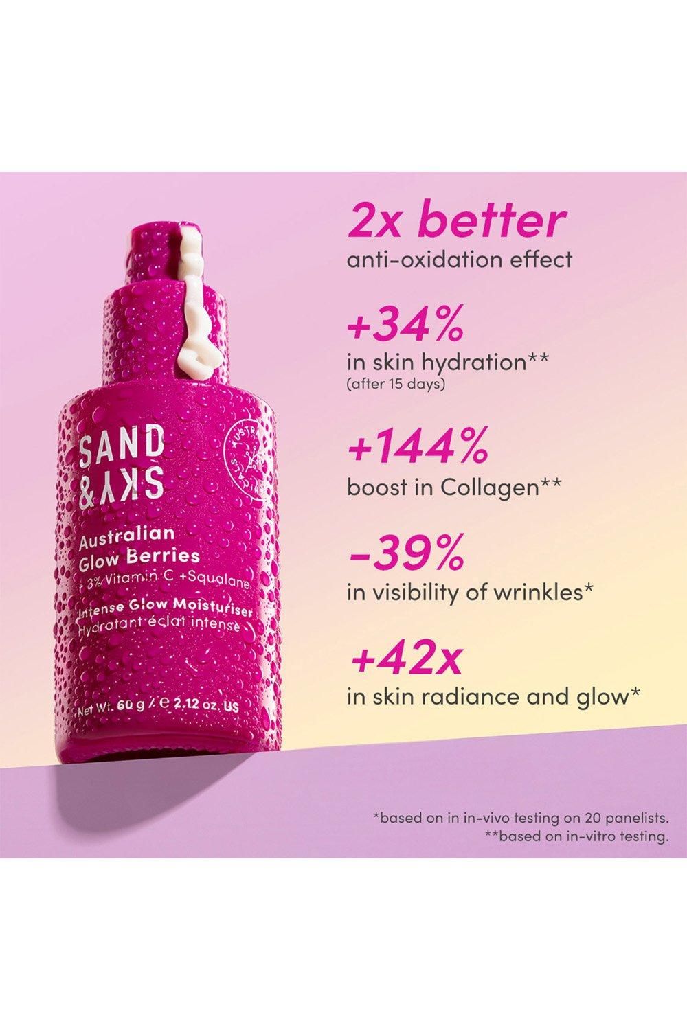 Sand & Sky Australian Glow Berries - Intense Glow Moisturiser 60g Multi image 3