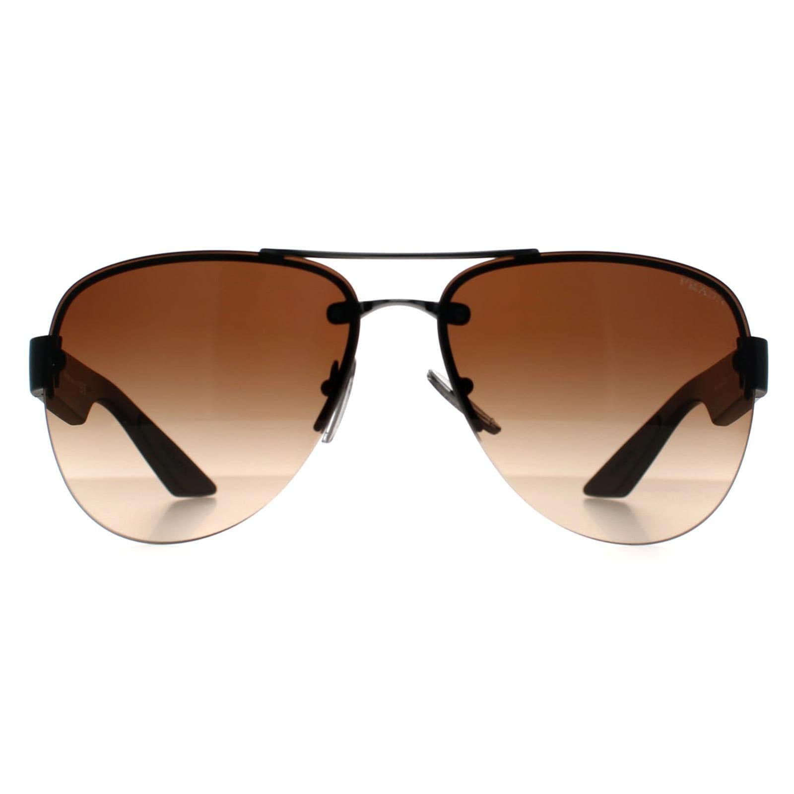 Prada Sport Aviator Gunmetal Brown Gradient PS55YS image 1