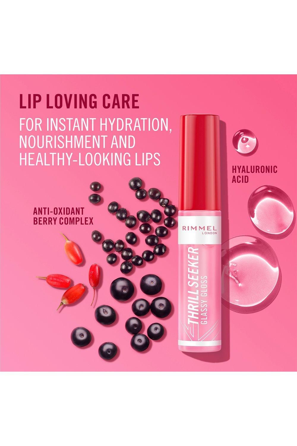 Rimmel London Thrill Seeker Glassy Gloss 600 Berry Glace image 5