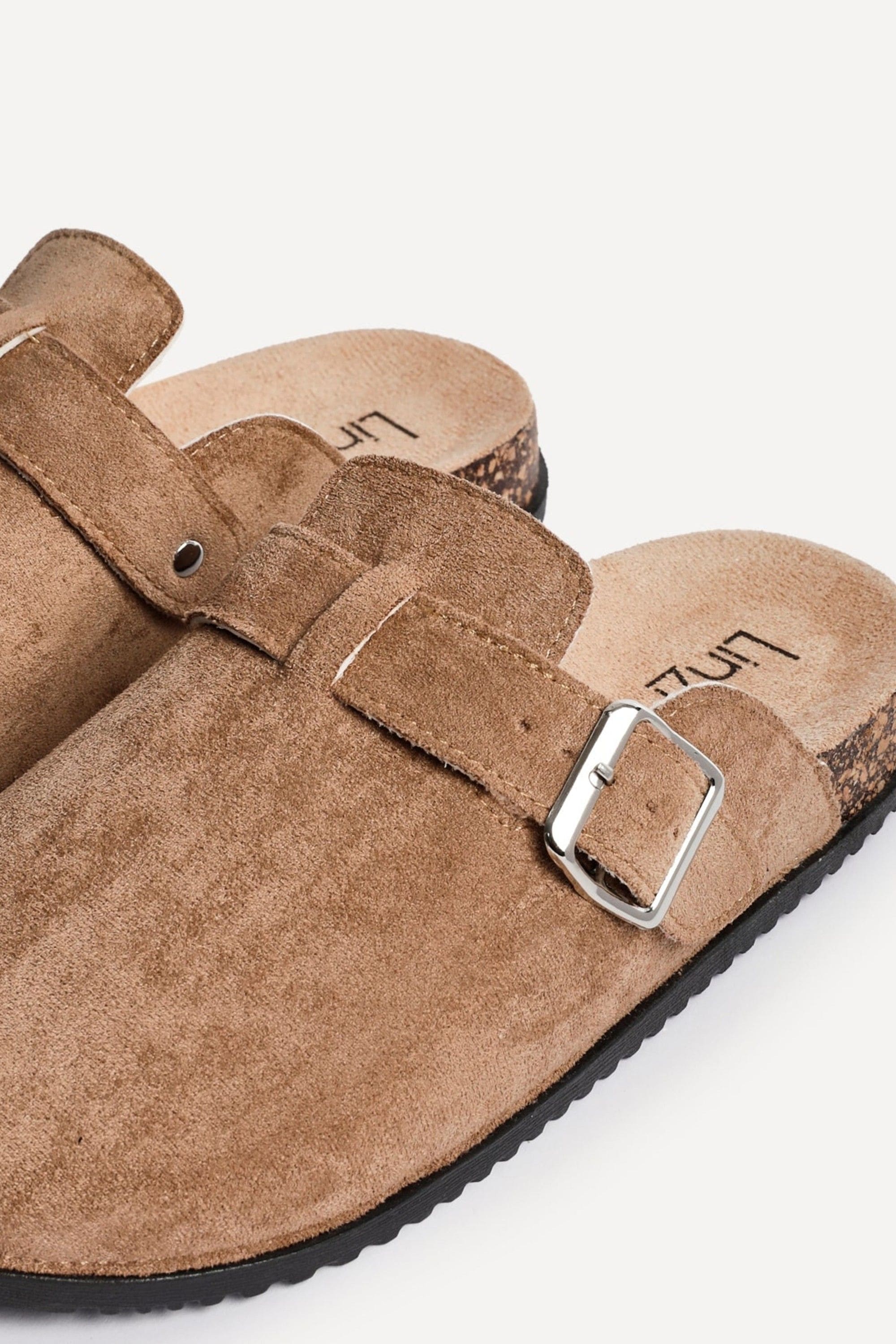 Linzi Parker Mocha Faux Suede Clog image 4