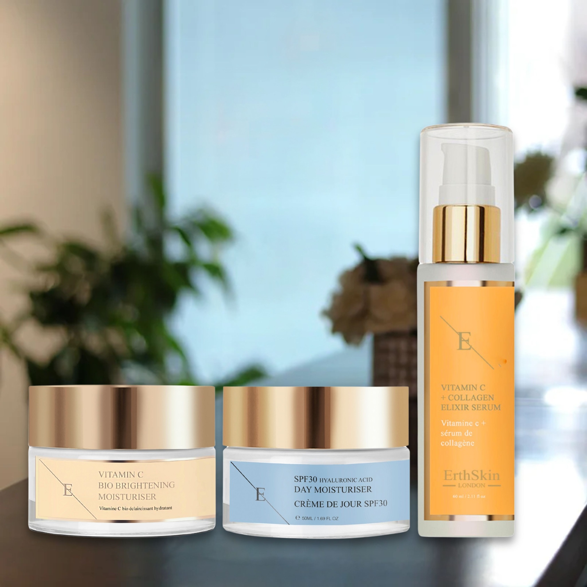 Erth Skin London Glow-Boosting & Collagen Protection Set image 3