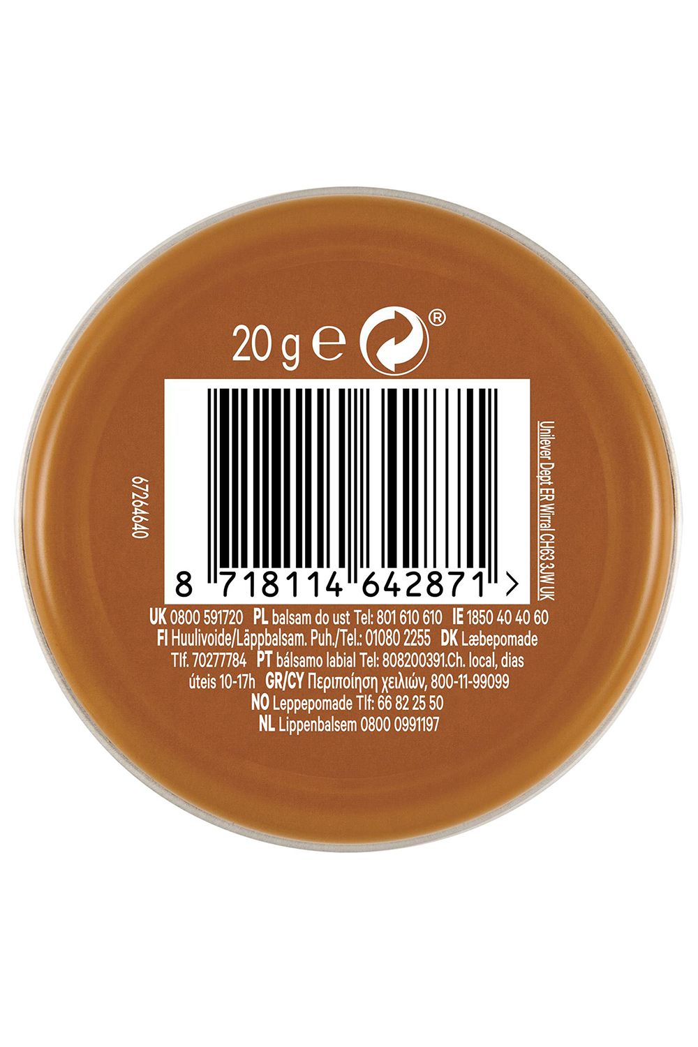 Vaseline 'Lip Therapy' Petroleum Jelly, Cocoa Butter, 3 x 20gm image 4