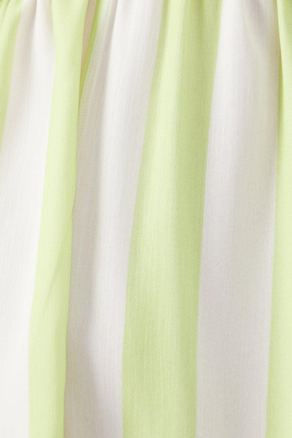 Warehouse Stripe Chiffon Pleat Plunge Neck Batwing Midaxi Dress Lime image 4