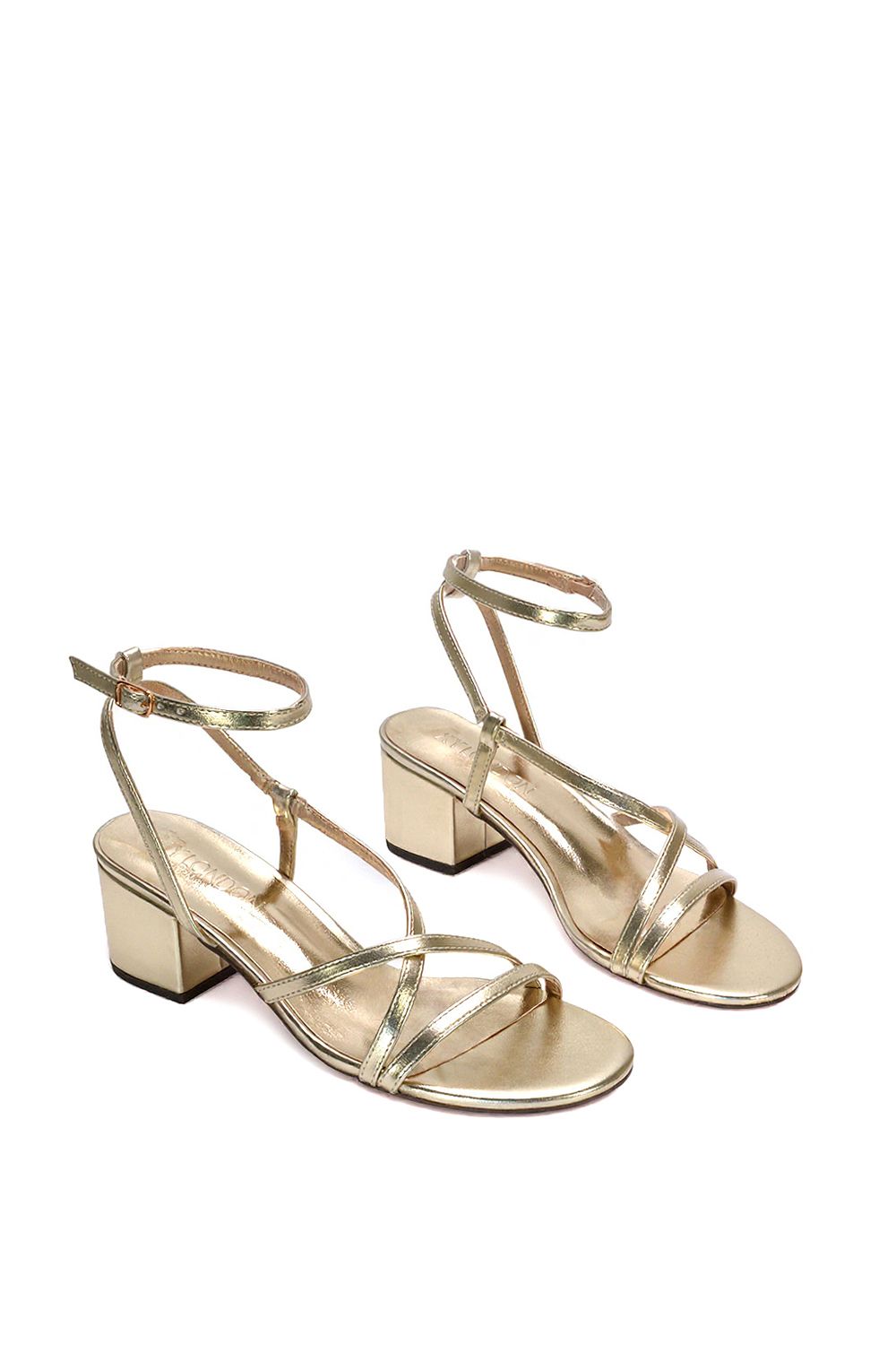 XY London 'Maria' Block Heel Strappy Sandal Shoes image 5