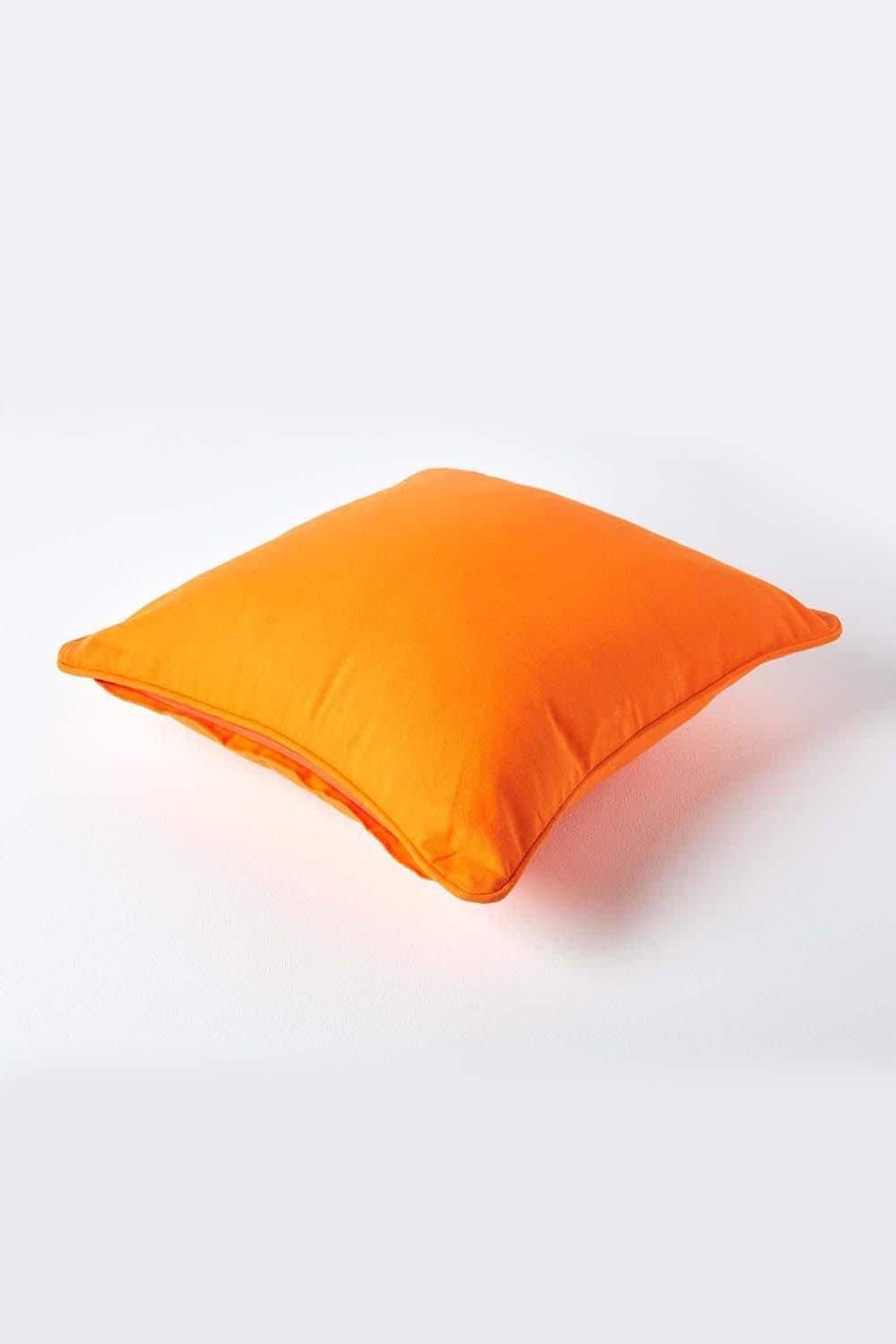 Homescapes Cotton Plain Cushion Cover image 3