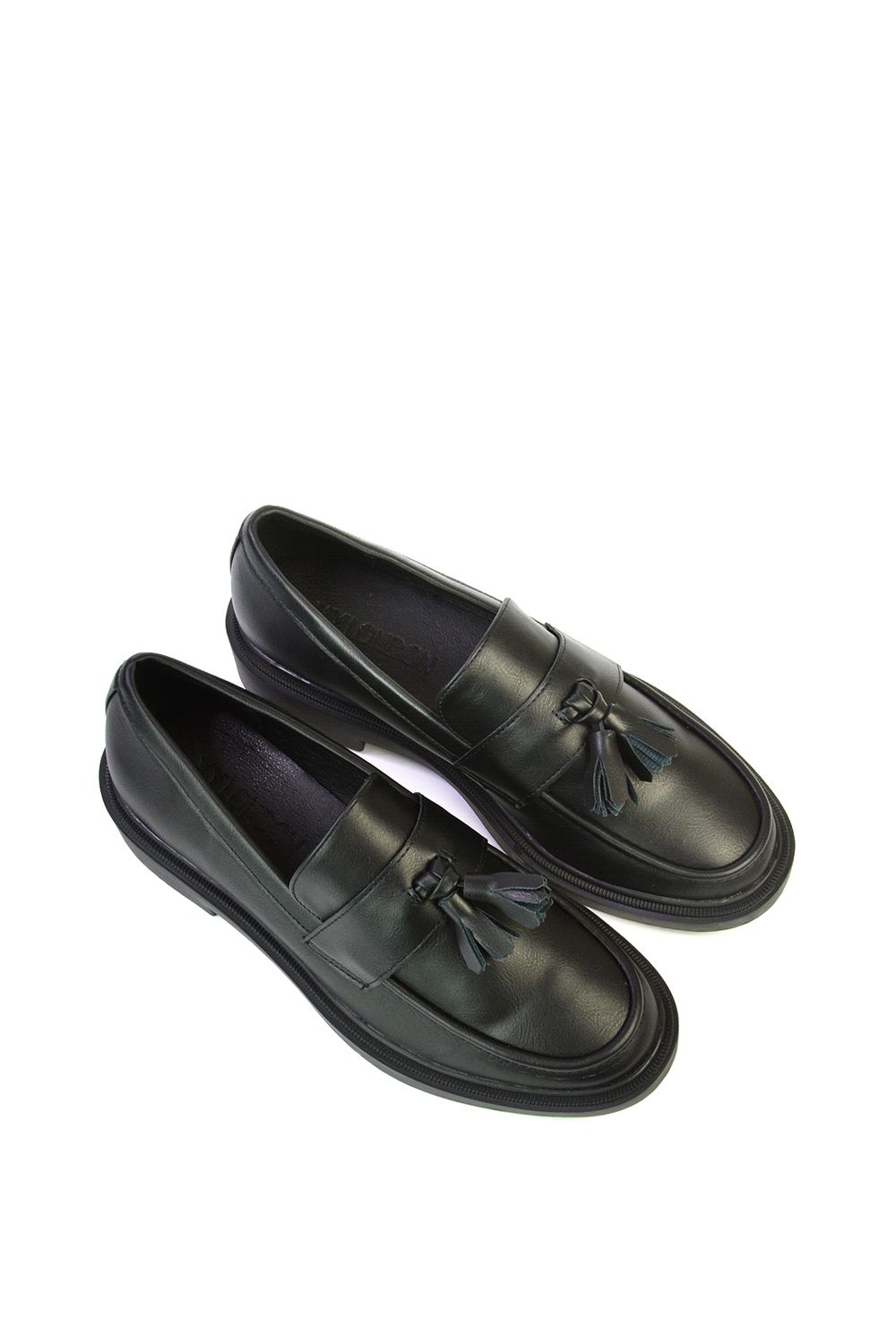 XY London 'Alida' Chunky Loafers Tassel Back To School Flat Shoes image 5