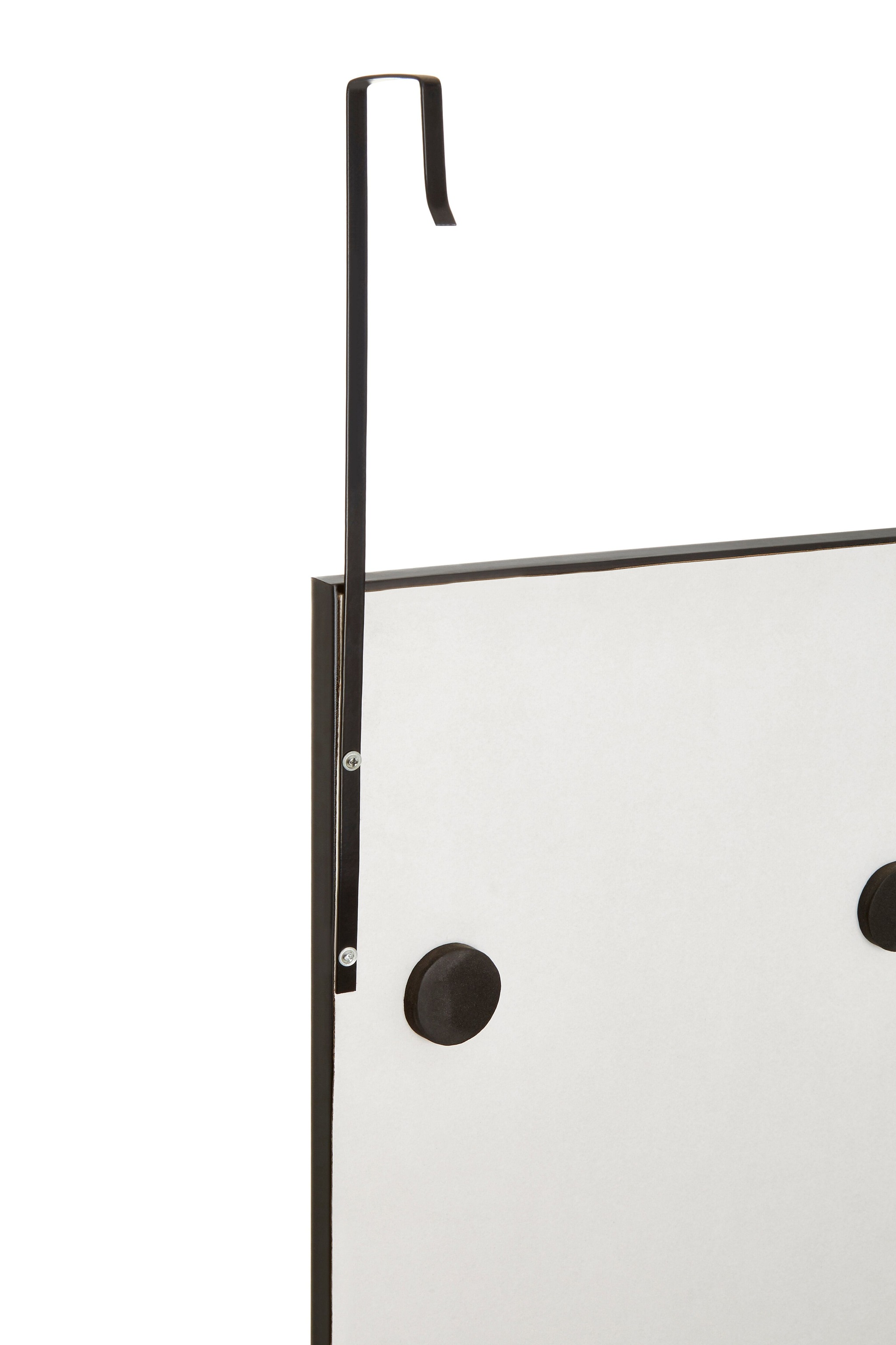 Orsina Versatile Over Door Plastic Frame Mirror, Sleek Mirror For Home, Durable Arched Mirror For Bedroom image 3