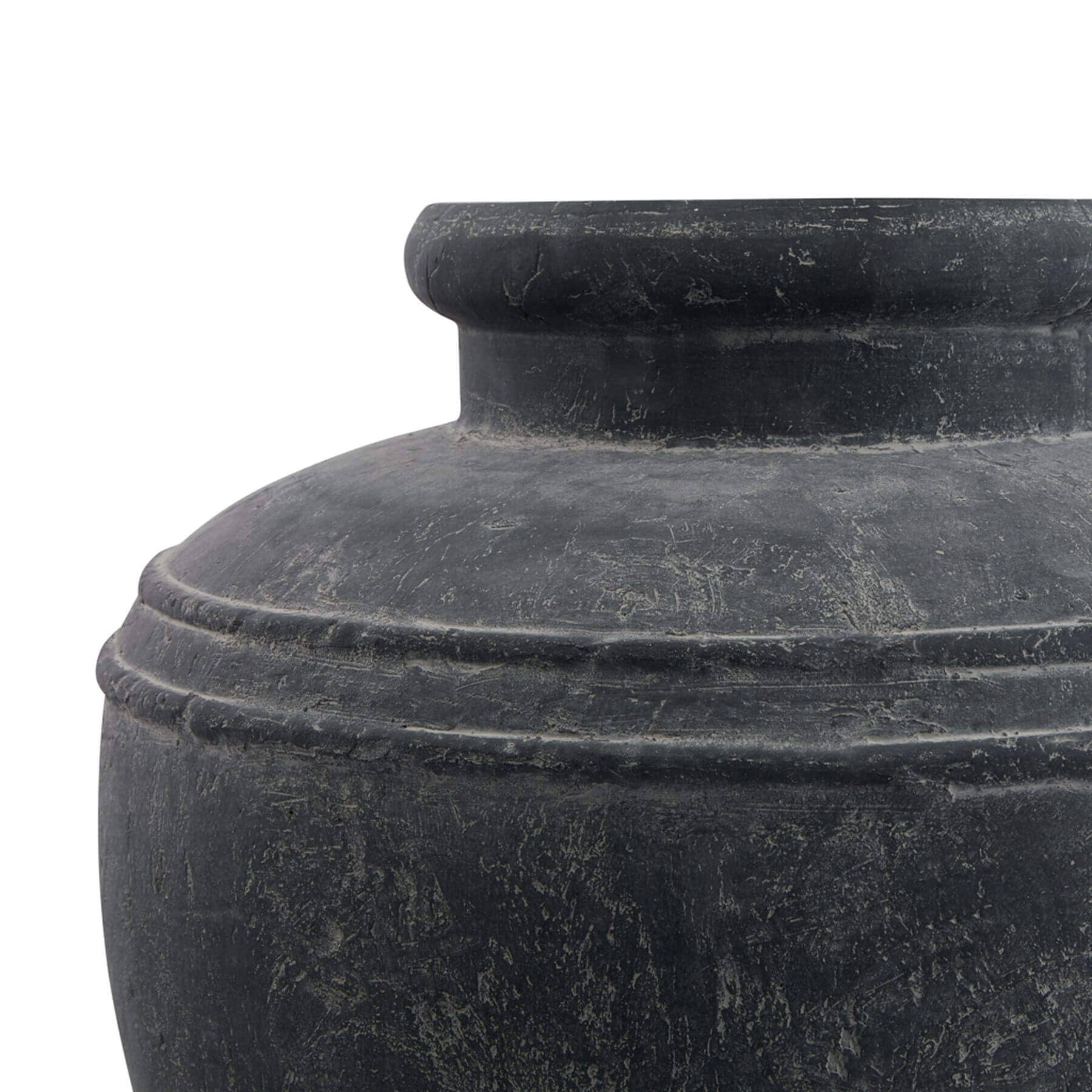 Sostter Grey Ceramic Mediterranean Water Pot image 3