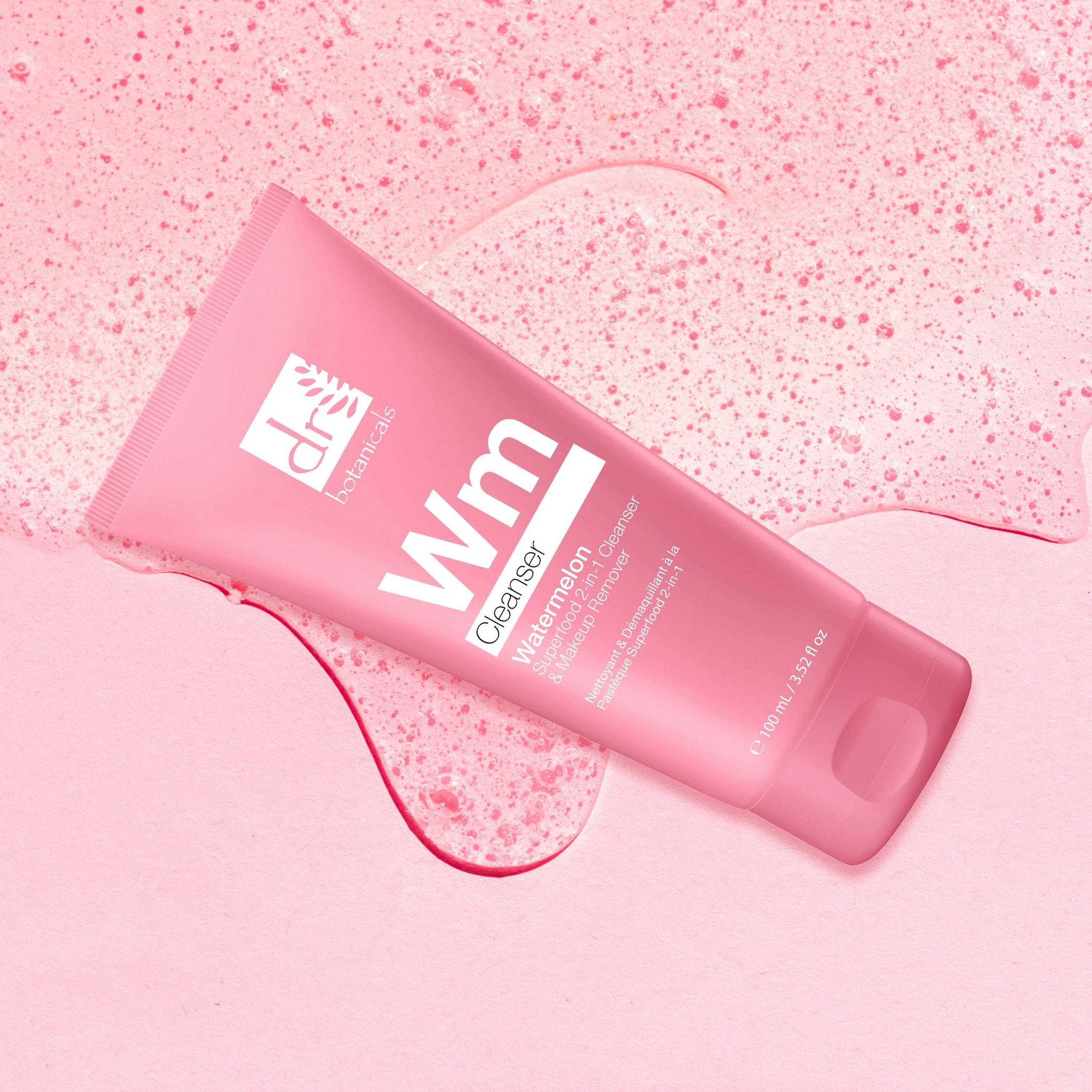 Dr. Botanicals Watermelon Superfood 2-in-1 Cleanser 100ml x 2 Duo Set image 4