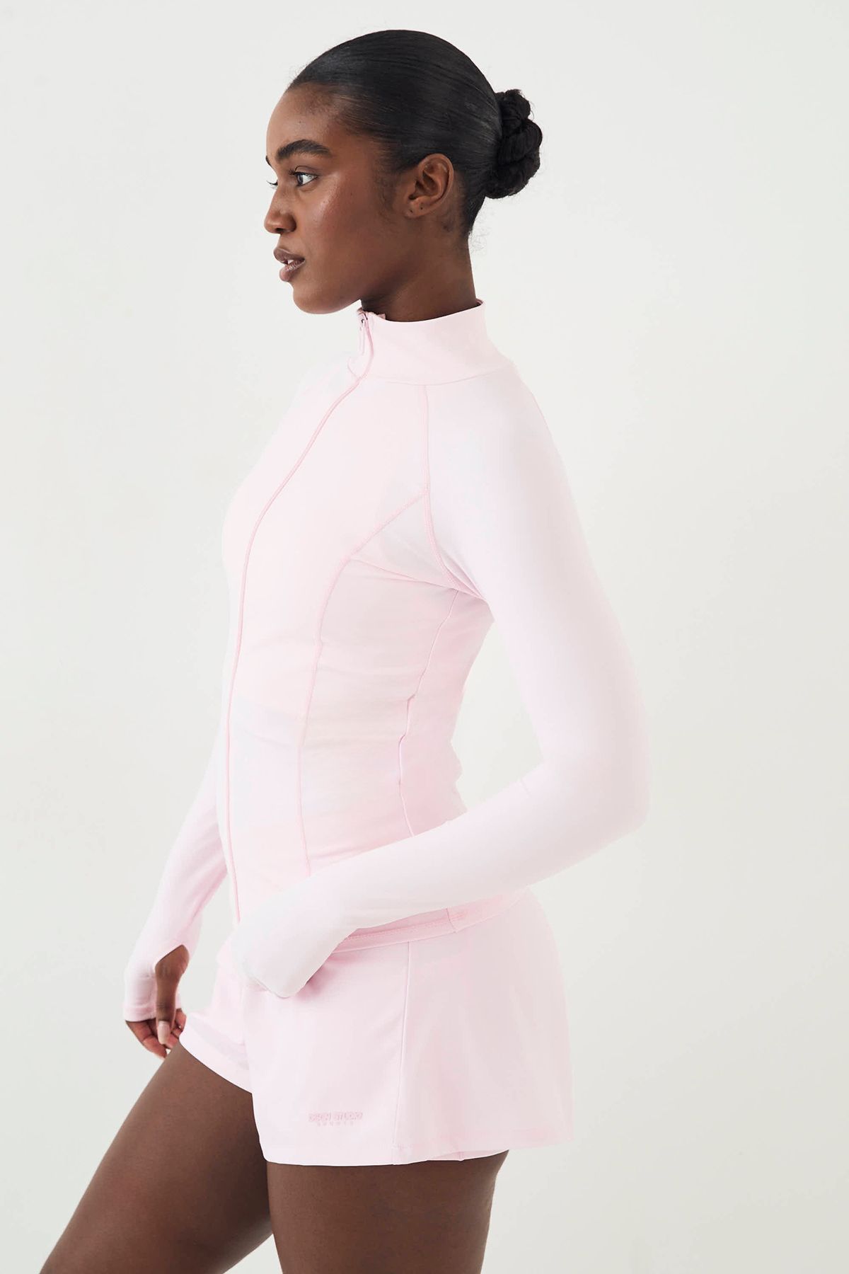 DSGN Studio DSGN Studio Ultra Sculpt Zip Through Sports Jacket Marshmallow Pink image 3