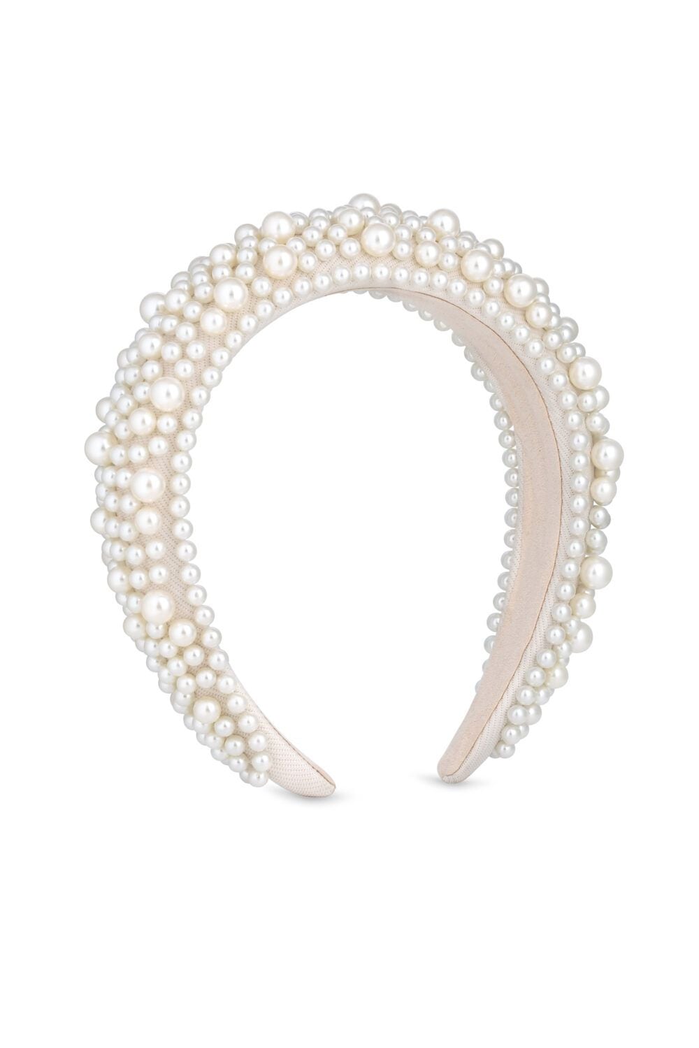 Jon Richard Cream Pearl Embellished Headband image 1
