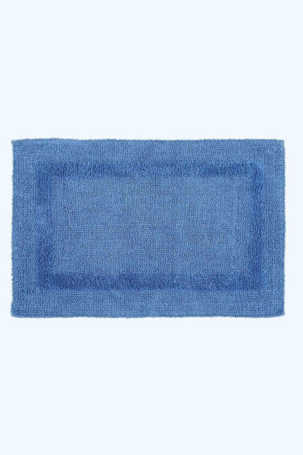 Homescapes Luxury Bath Mat Reversible 100% Cotton 1600GSM, 50 x 80cm, Extra Soft image 1