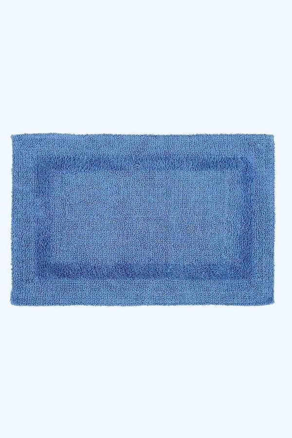 Homescapes Luxury Bath Mat Reversible 100% Cotton 1600GSM, 50 x 80cm, Extra Soft