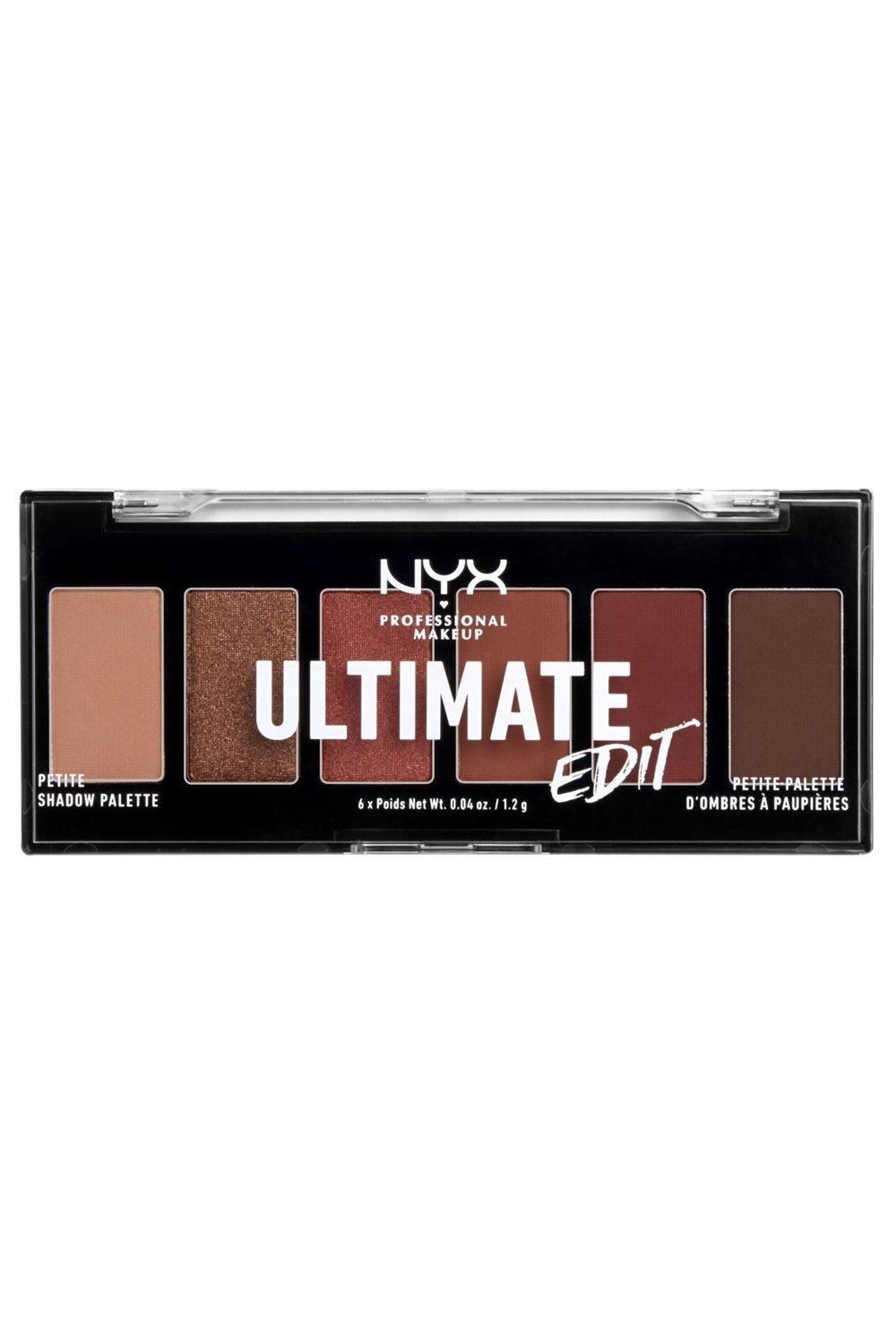 NYX Professional Makeup Ultimate Edit Petite Shadow Palette - 6 Shades Warm Neutrals image 8