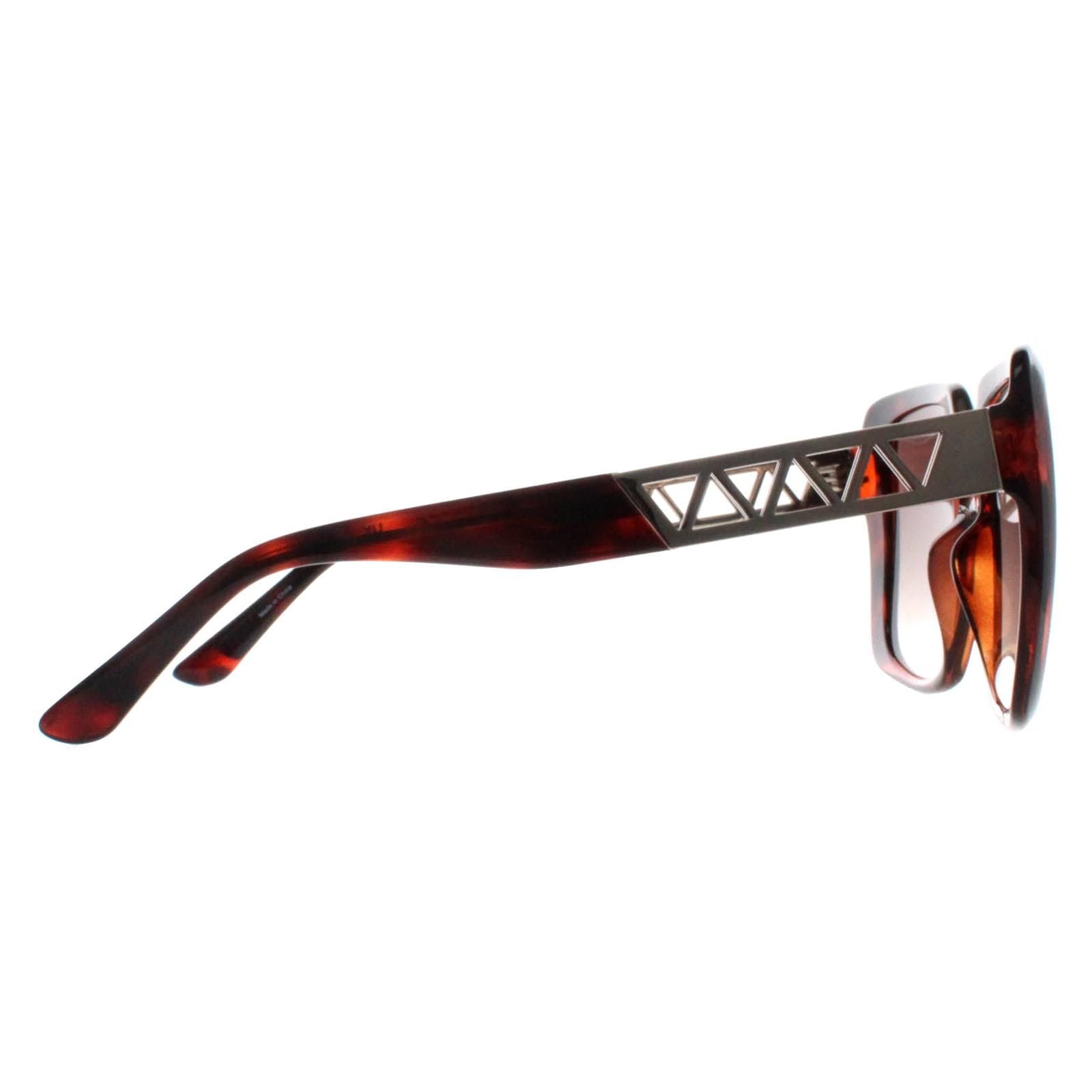 Guess Square Dark Havana Brown Gradient GU7689 image 4