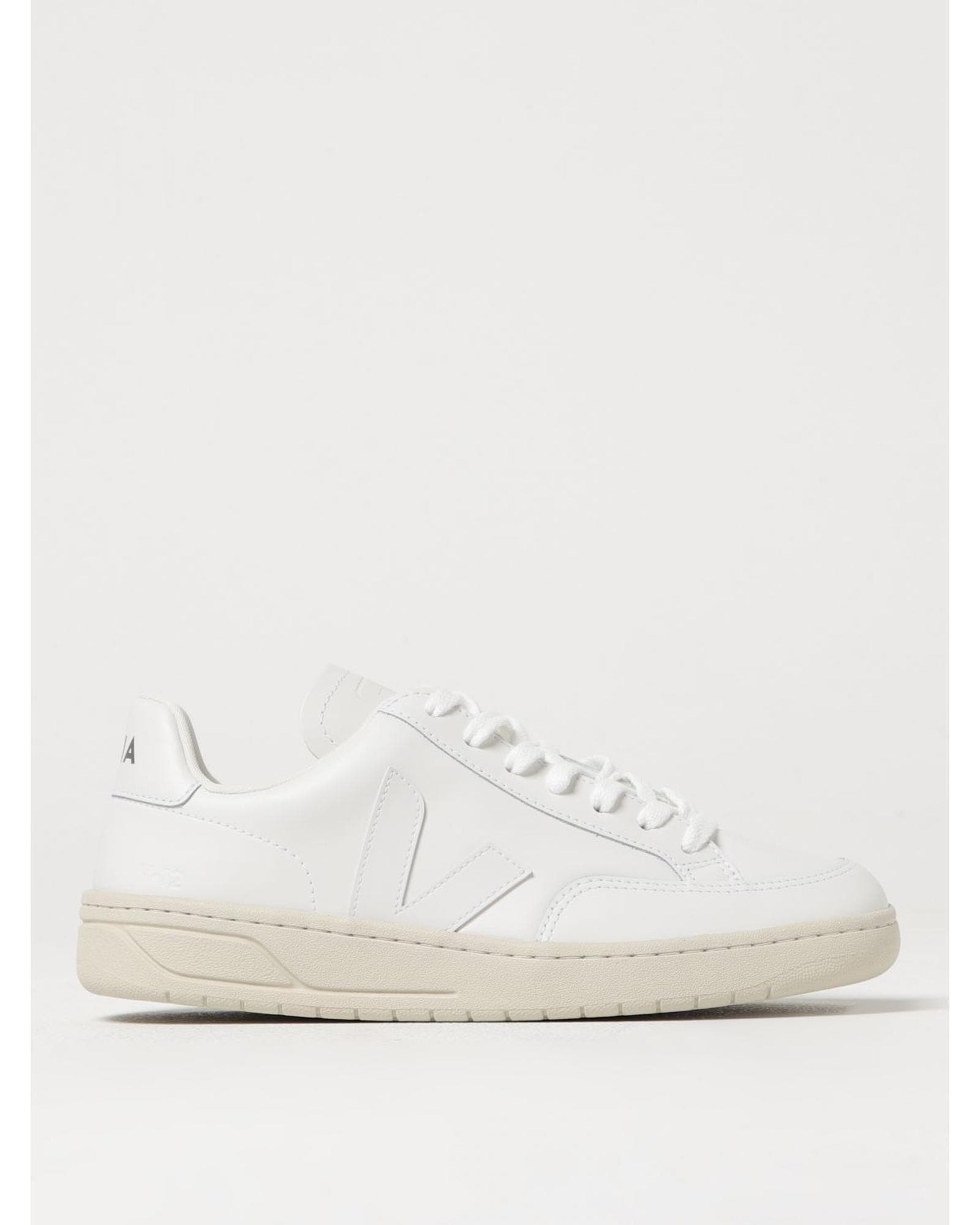 Veja V10 White Leather Sneakers Wo image 1