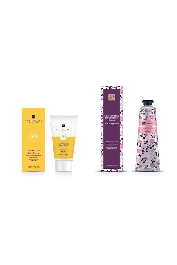 Dr. Botanicals Anti-Ageing SPF 30 Moroccan Rose Light Summer Body Kit