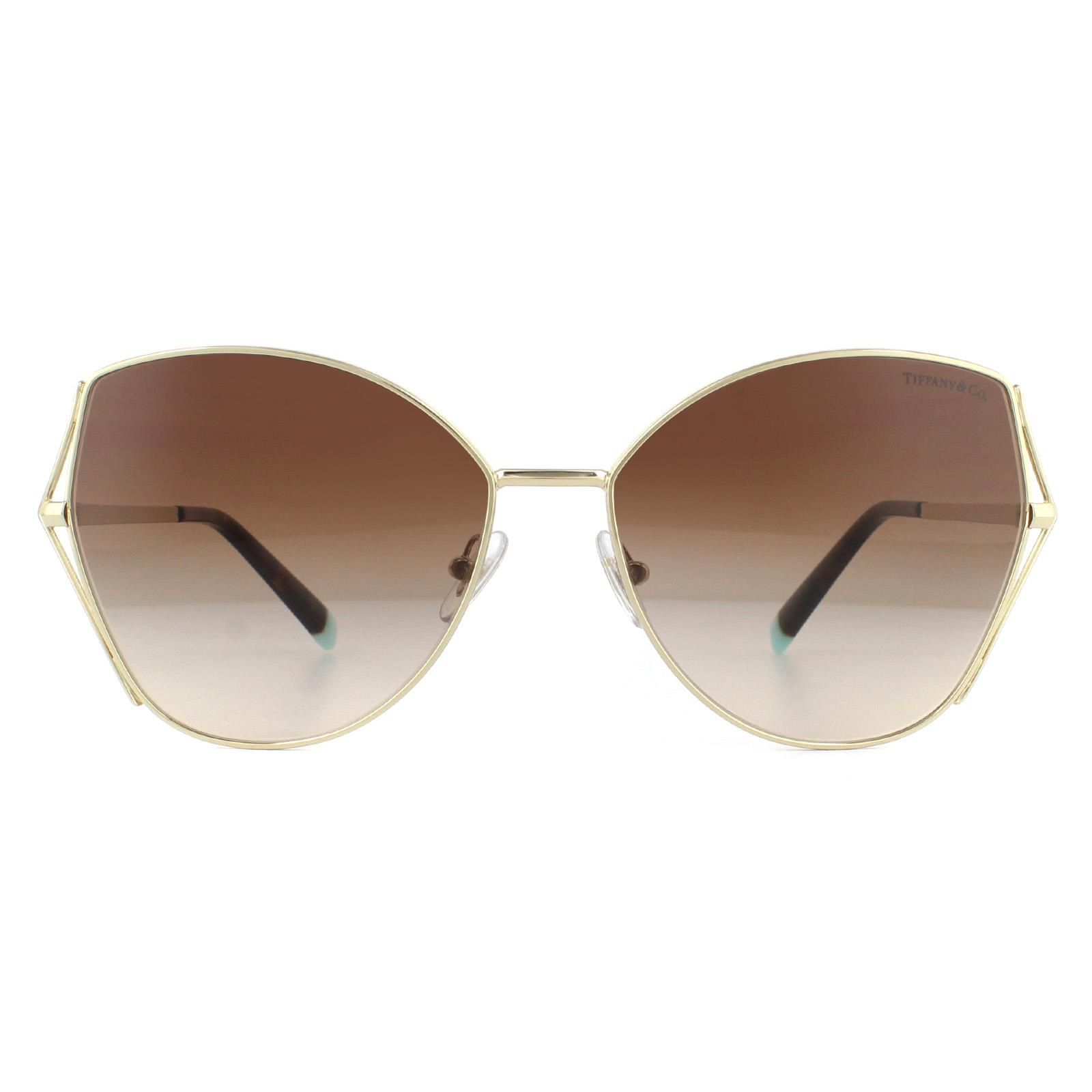 Tiffany Fashion Pale Gold Brown Gradient Sunglasses image 1