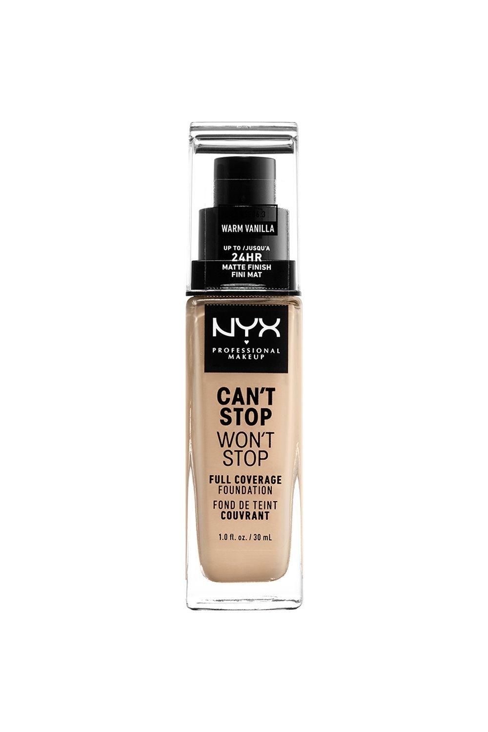 NYX Professional Makeup Can't Stop Won't Stop Full Coverage Foundation Warm Vanilla image 1