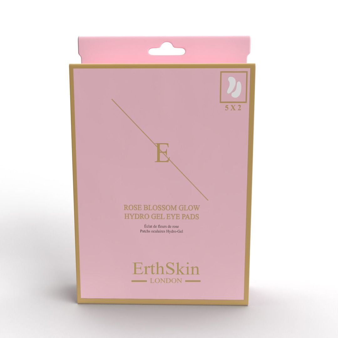 Erth Skin London Glow-Enhancing Combo Hyaluronic Acid & Collagen Mask - 3 Sheets + Rose Blossom Glow Hydro-Gel Eye Pads 5 x 2 image 5