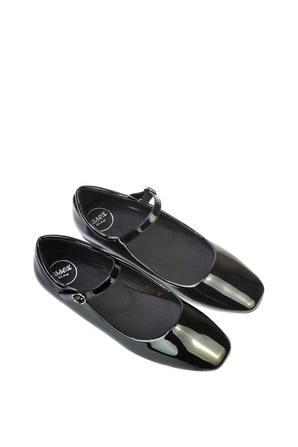 XY London 'Allegra' Mary Jane Square Toe Ballet Shoes image 5