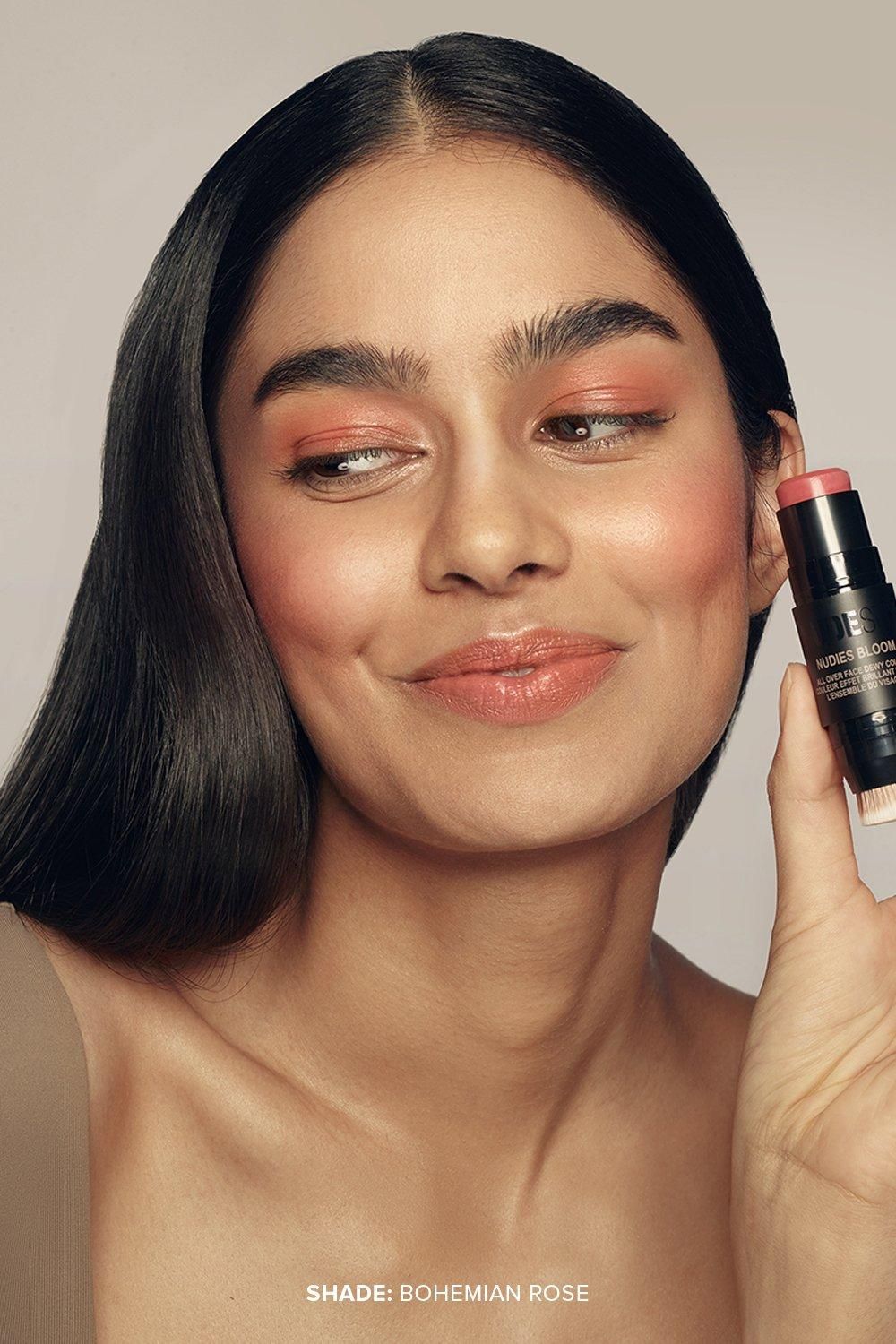 Nudestix Nudies All Over Face Bloom Blush Bohemian Rose image 2