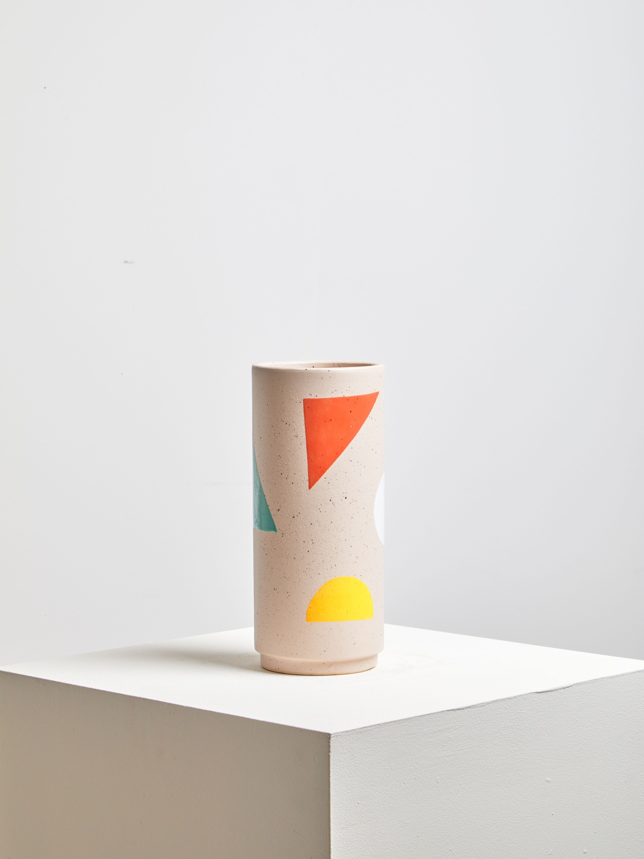 Orsina Small Abstract Vase, Handcrafted Ceramic Vase for Modern Home, Stylish Stoneware Vase for Living Room image 4