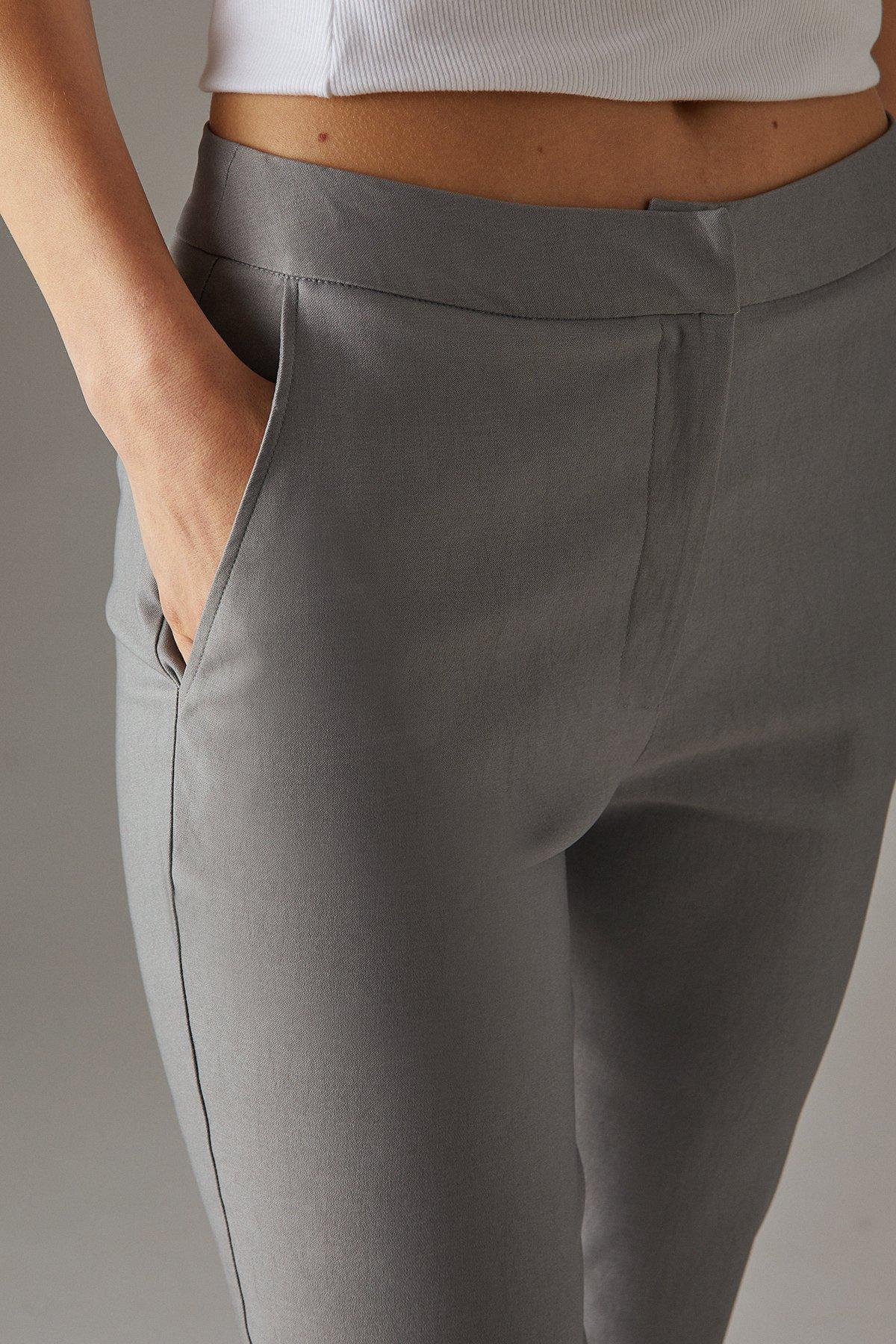 Warehouse Capri Trousers Grey image 4
