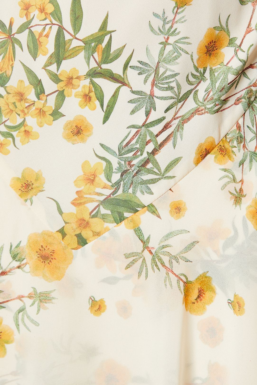 Oasis Floral Printed Chiffon Ruffle Tiered Maxi Dress Ivory image 5