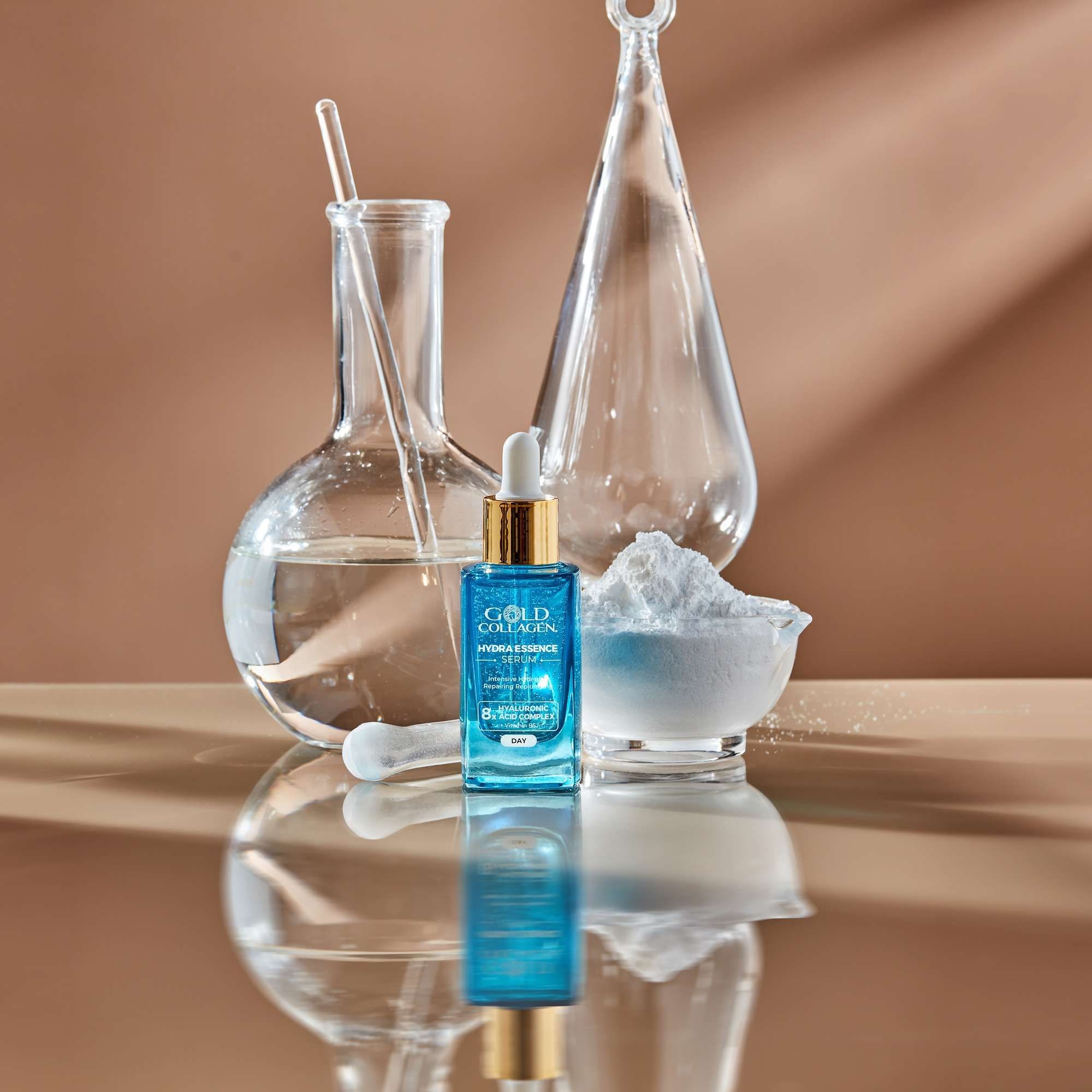 Gold Collagen Hydra Essence Intensive Hydration & Repairing Replumping Serum 30ml image 2