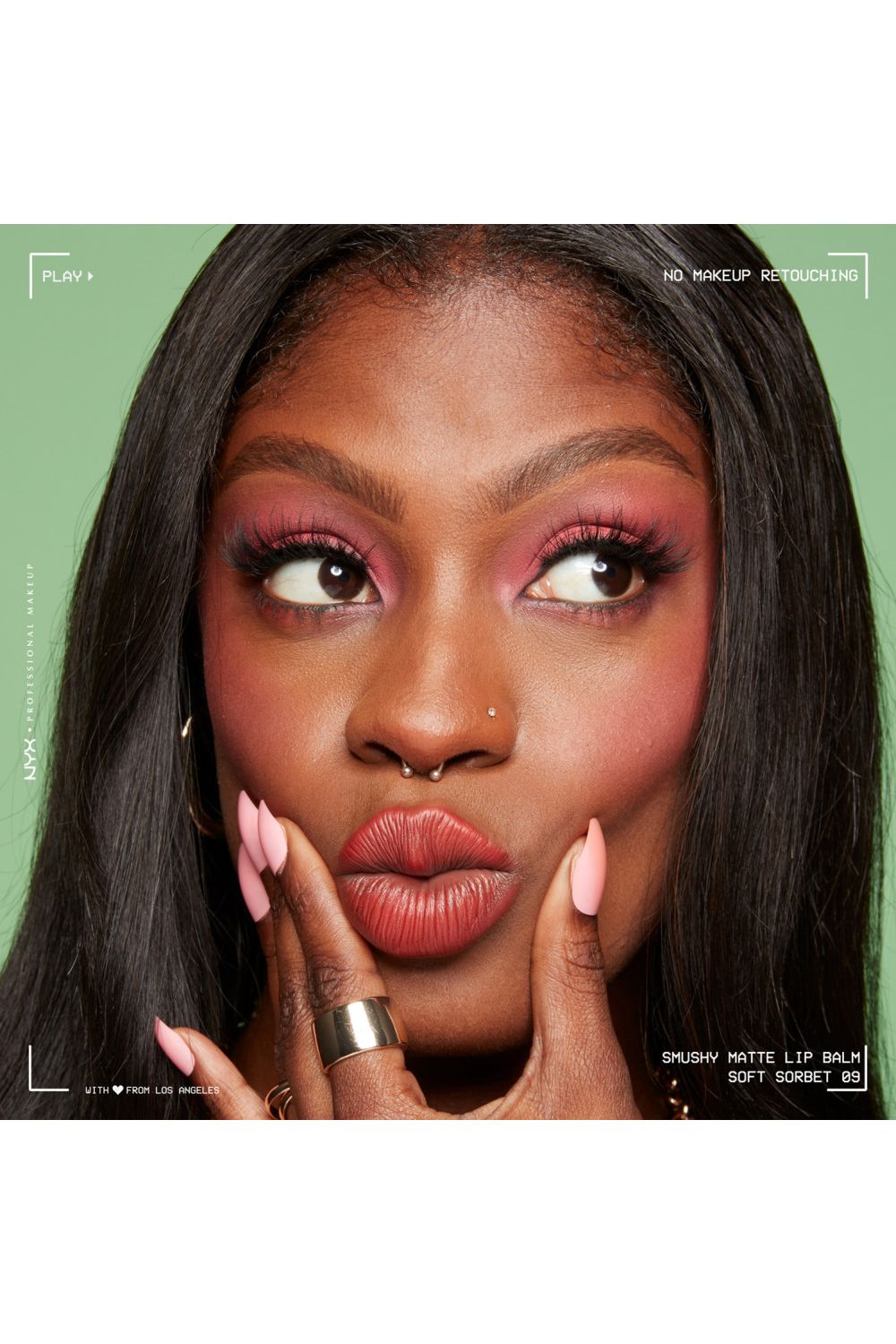 NYX Professional Makeup Smushy Matte Lip Balm 8ml Soft Sorbet image 9