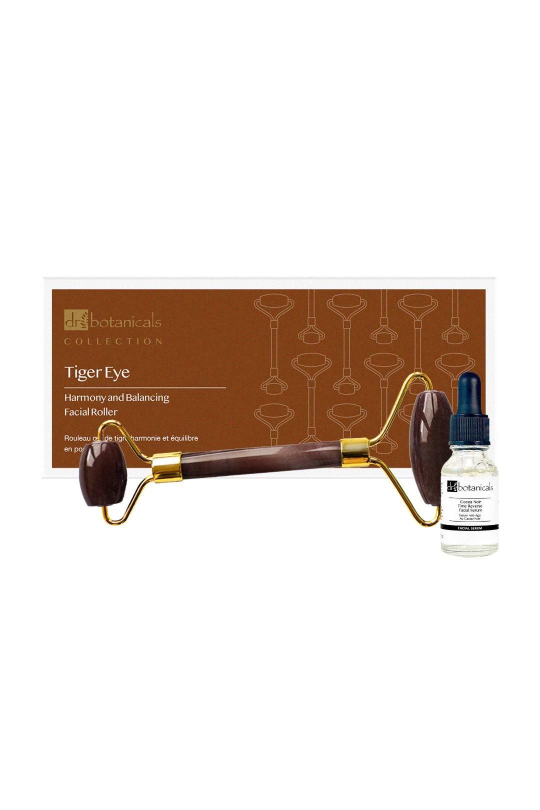 Dr. Botanicals Anti-Ageing Balancing Jade Facial Roller And Facial Serum Kit image 1