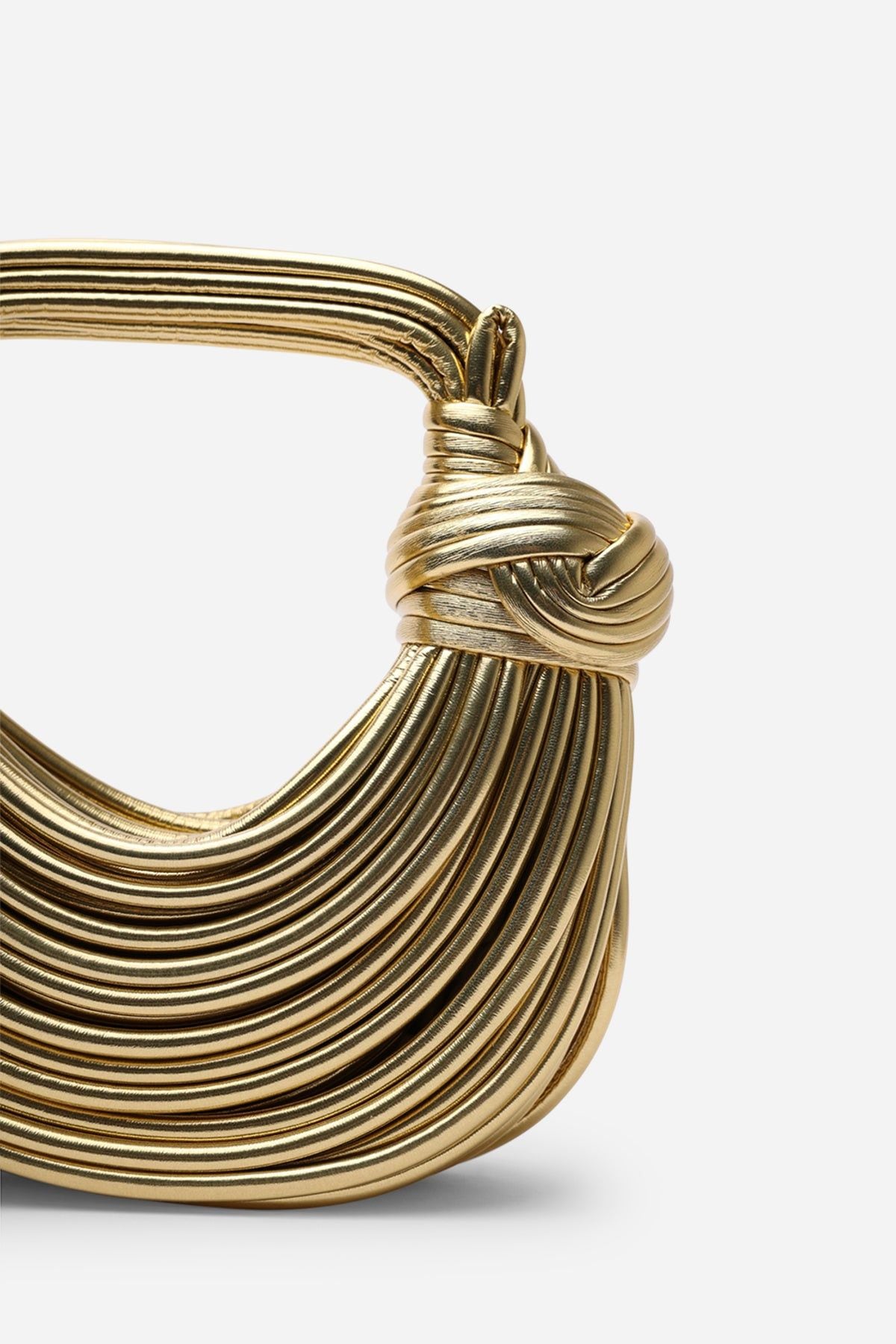 Where's That From 'Blossom' Curved Metallic Shoulder Bag image 3