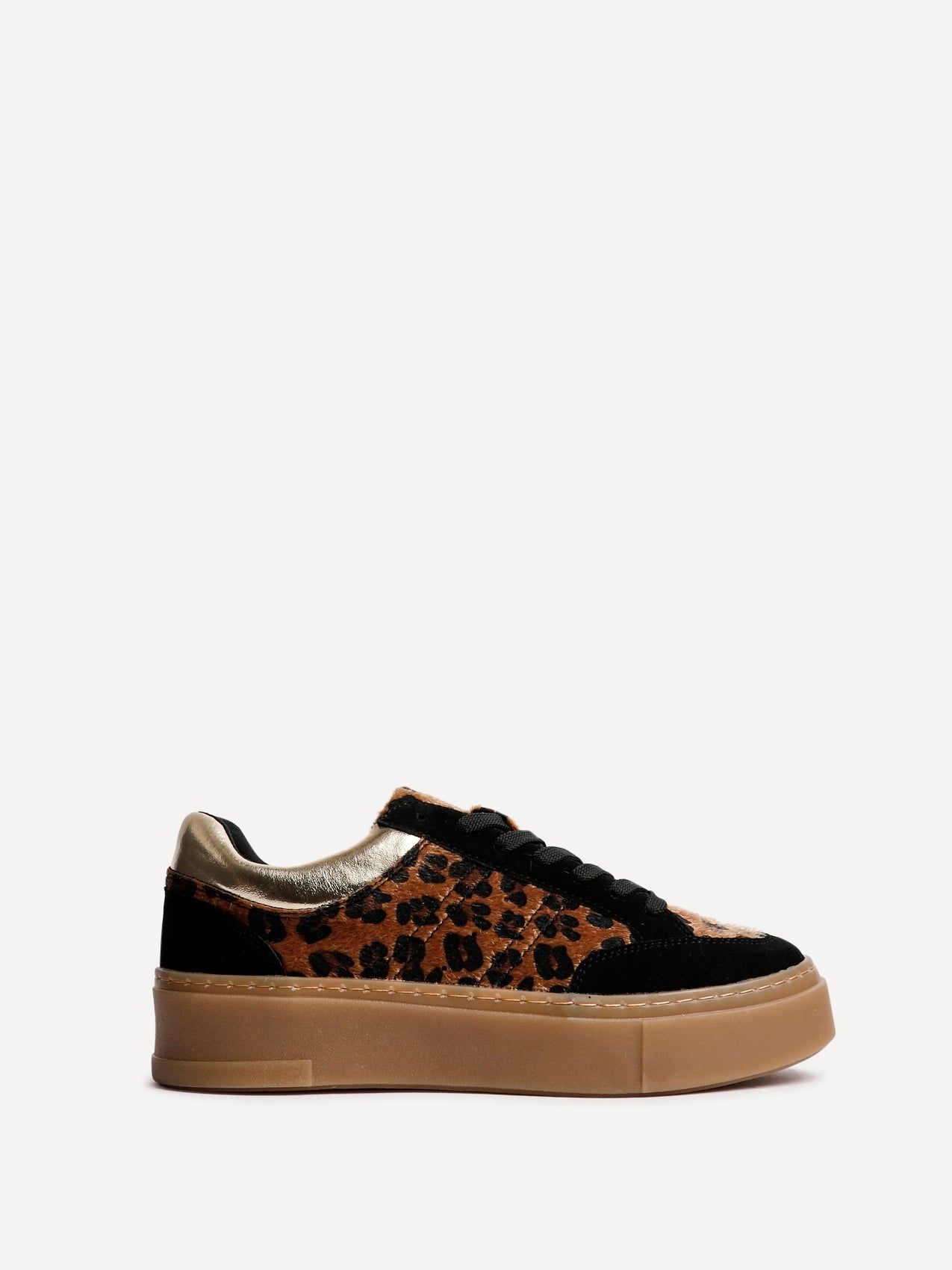 Linzi Nyra Leopard Print Trainers