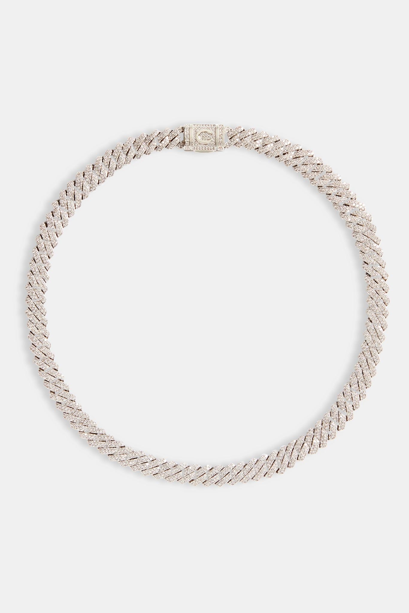 Cernucci 10mm Iced Prong Link Chain image 3