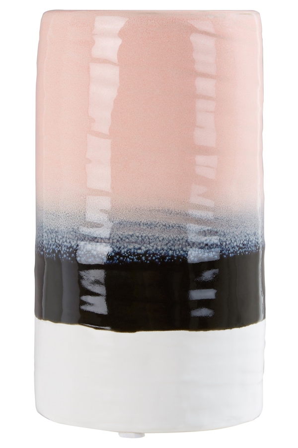 Orsina Portable Small Grey Vase, Versatile Flower Vase, Glazed Finish Stoneware, Ceramic Pottery Vase