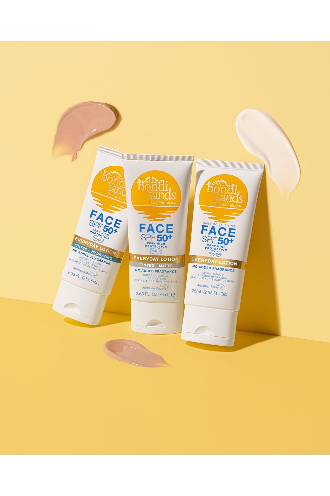 Bondi Sands Everyday Face Lotion Protective Tinted Cream for the Face for a Matt Look SPF 50+ 75ml Multi image 5