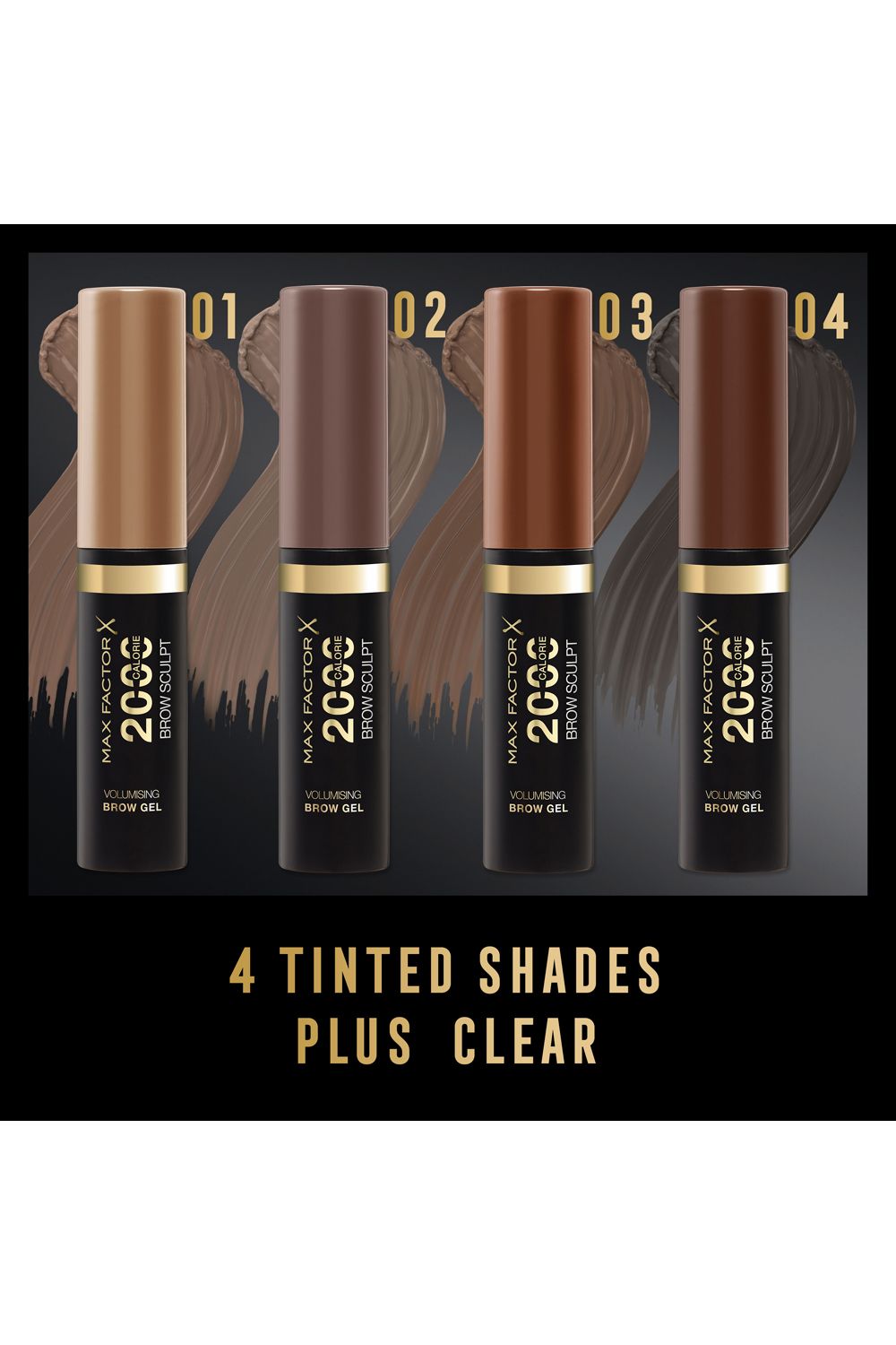 Max Factor 2000 Calorie Brow Sculpt Gel 4.5ml 1 Dark Blonde image 4