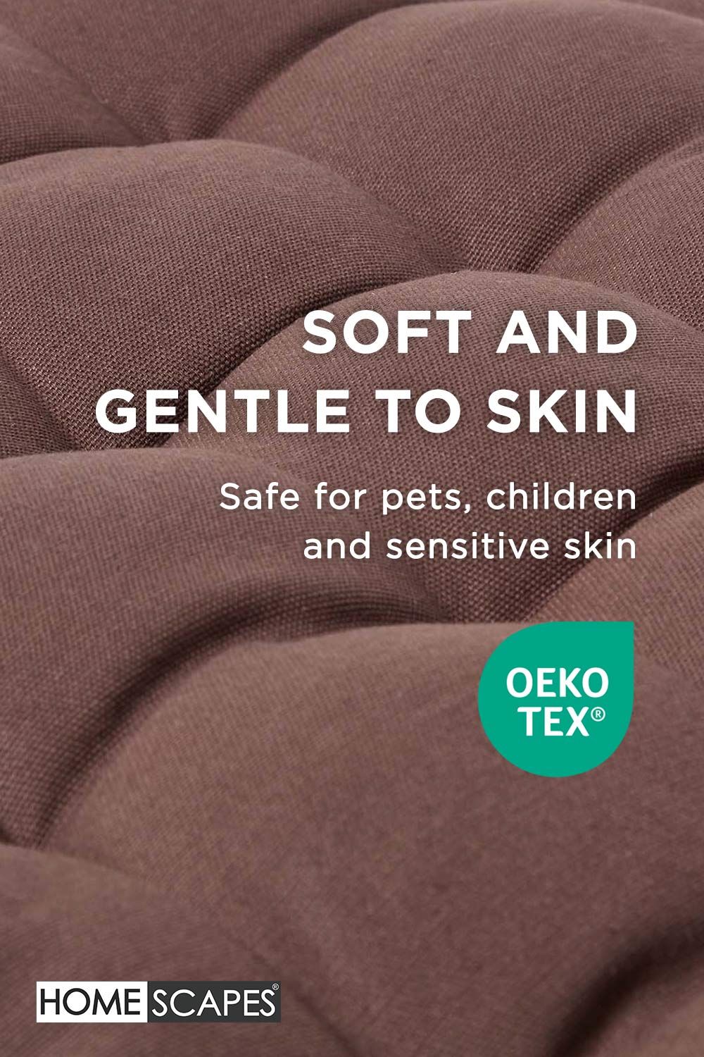 Homescapes Garden Bench Cushion Luxury 2 Seater Cotton Indoor Outdoor Pad, 108 x 42cm image 3