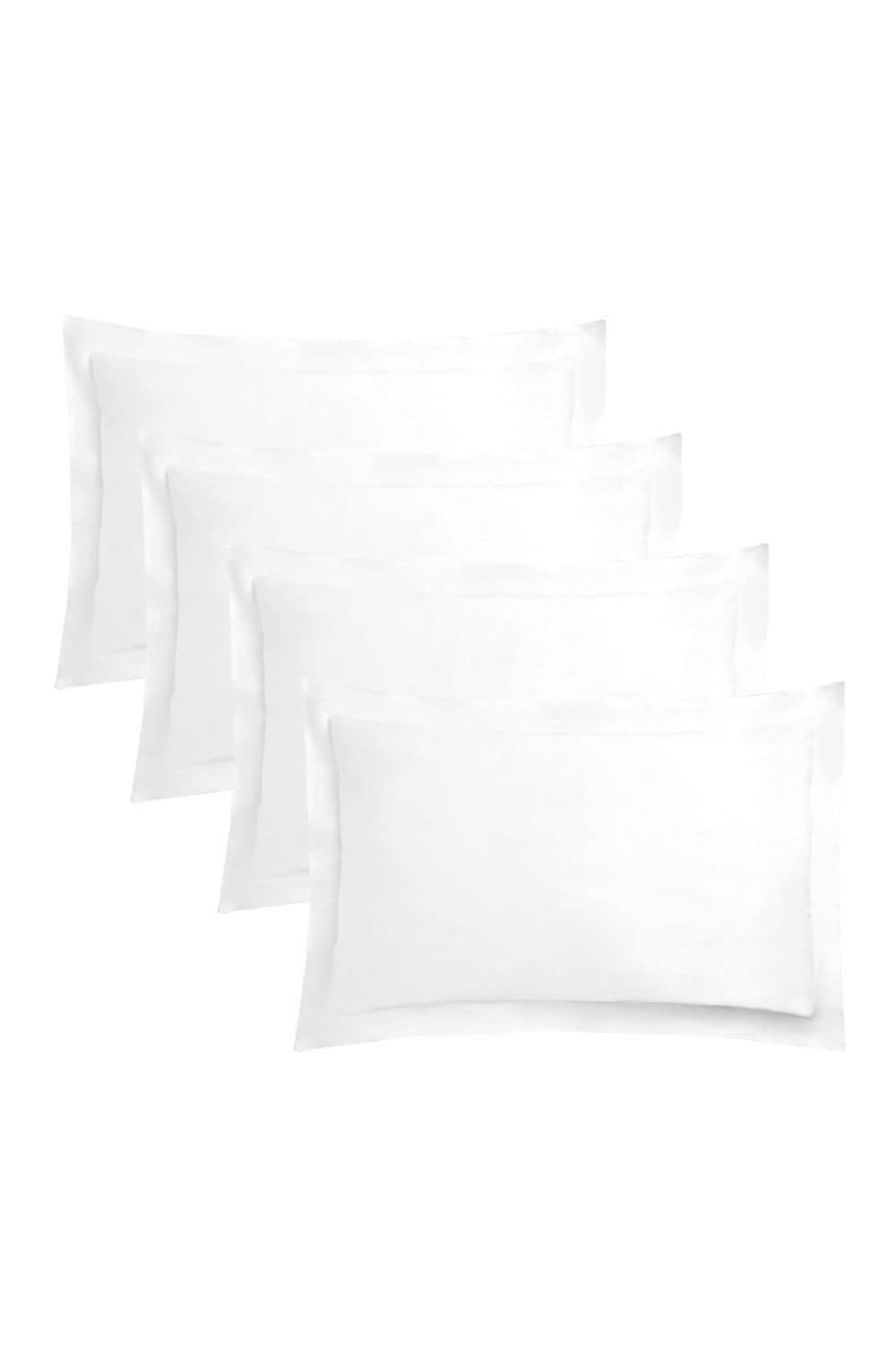 OHS 4 x Soft Cotton Oxford Edge Pillowcases image 1