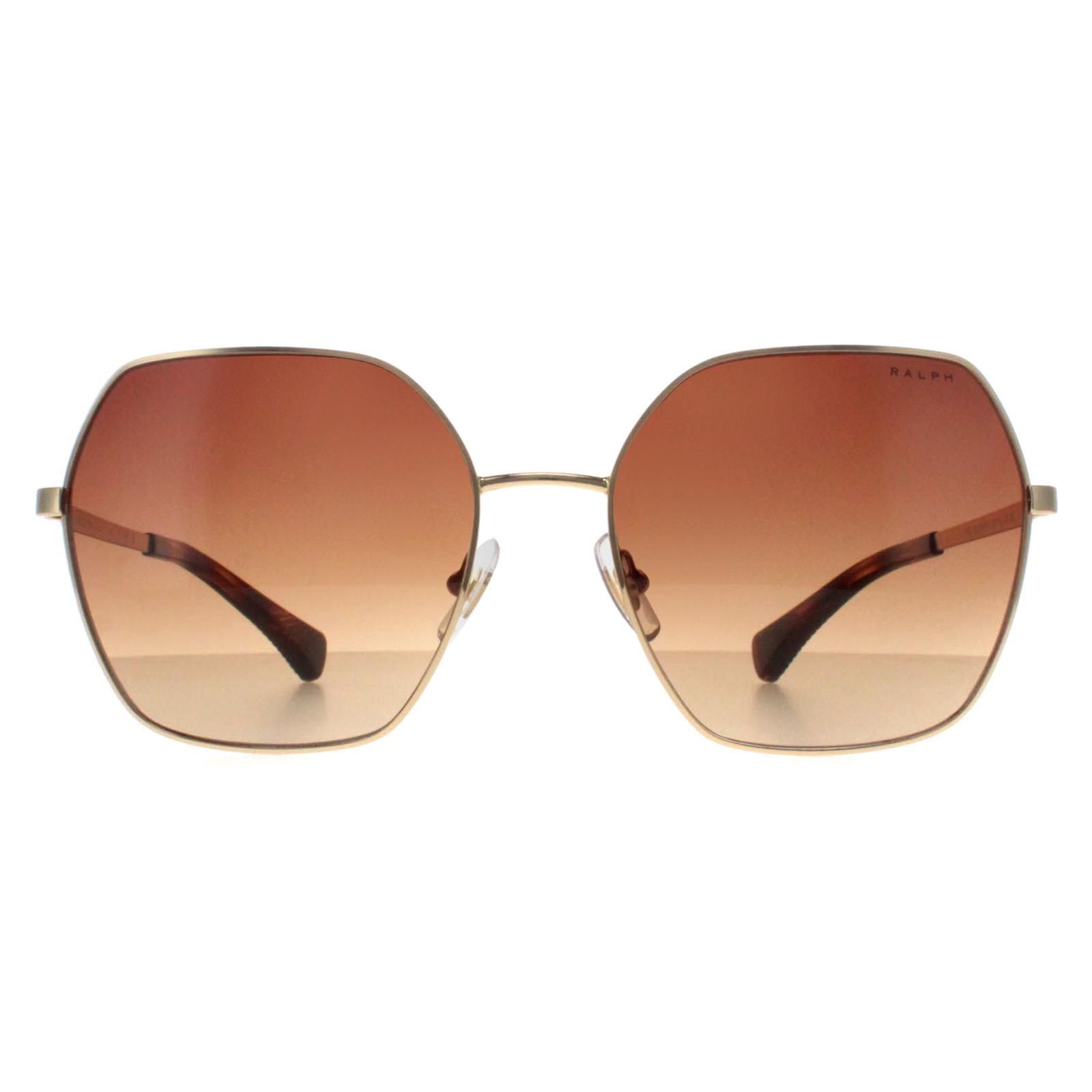 Ralph by Ralph Lauren Square Shiny Gold Brown Gradient RA4138 image 1