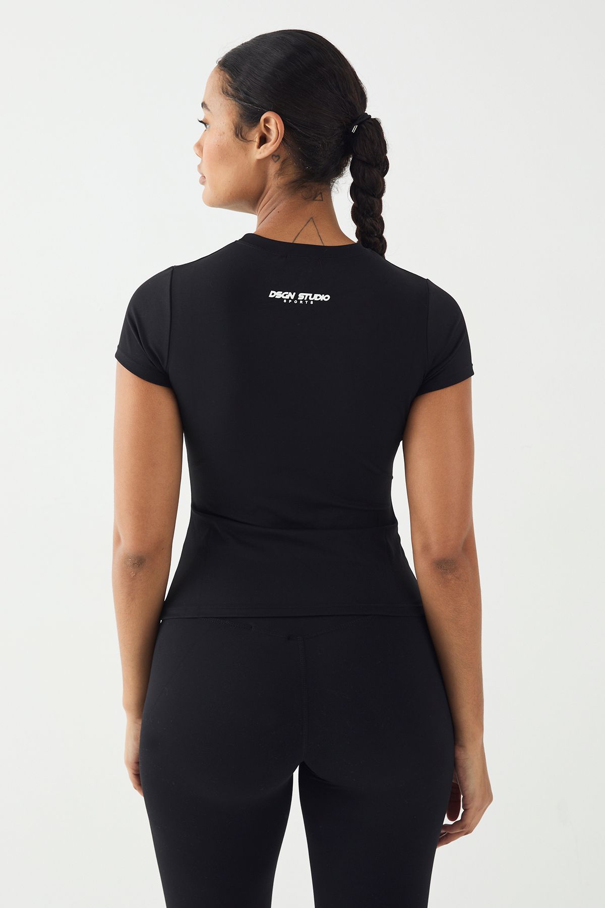 DSGN Studio DSGN Studio Ultra Sculpt Short Sleeve Top Black image 2