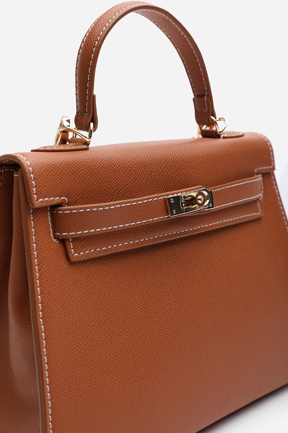 Where's That From 'Lluvia' Top Handle Satchel Mini Tote Bag with Turn-Lock Closure image 6