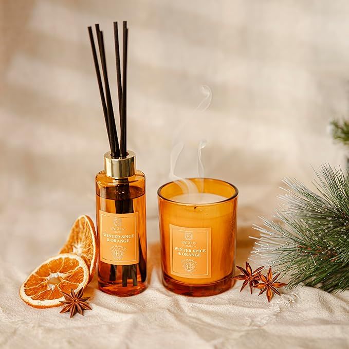 Marco Paul Winter Spice And Orange Scented Candles and Diffuser image 2