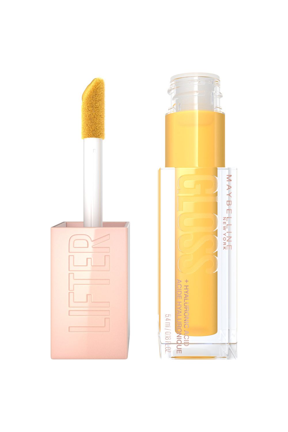 Maybelline Lifter Gloss Plumping Hydrating Lip Gloss With Hyaluronic Acid 5.4ml Honey image 2