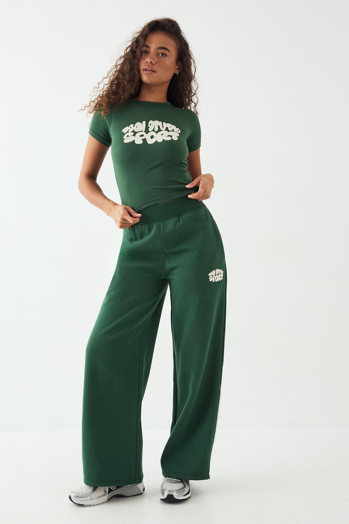 DSGN Studio DSGN Studio Sport Bubble Slogan Baby T-Shirt Forest image 3