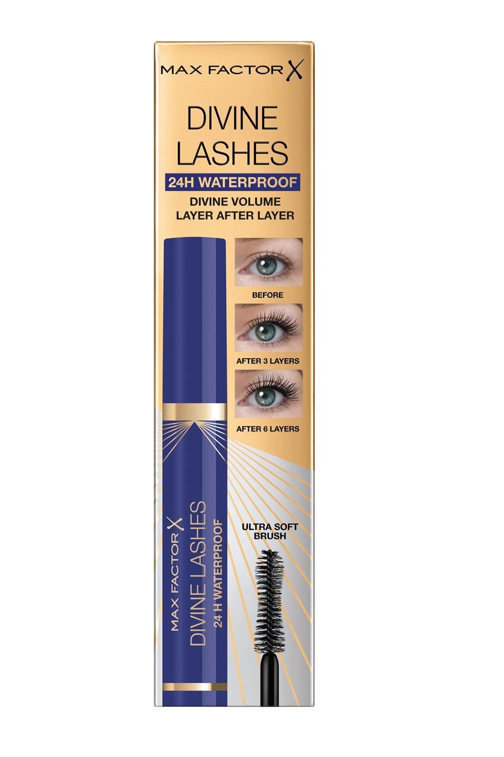 Max Factor Divine Lashes Mascara Water Proof Mascara 24H & Waterproof Black image 2